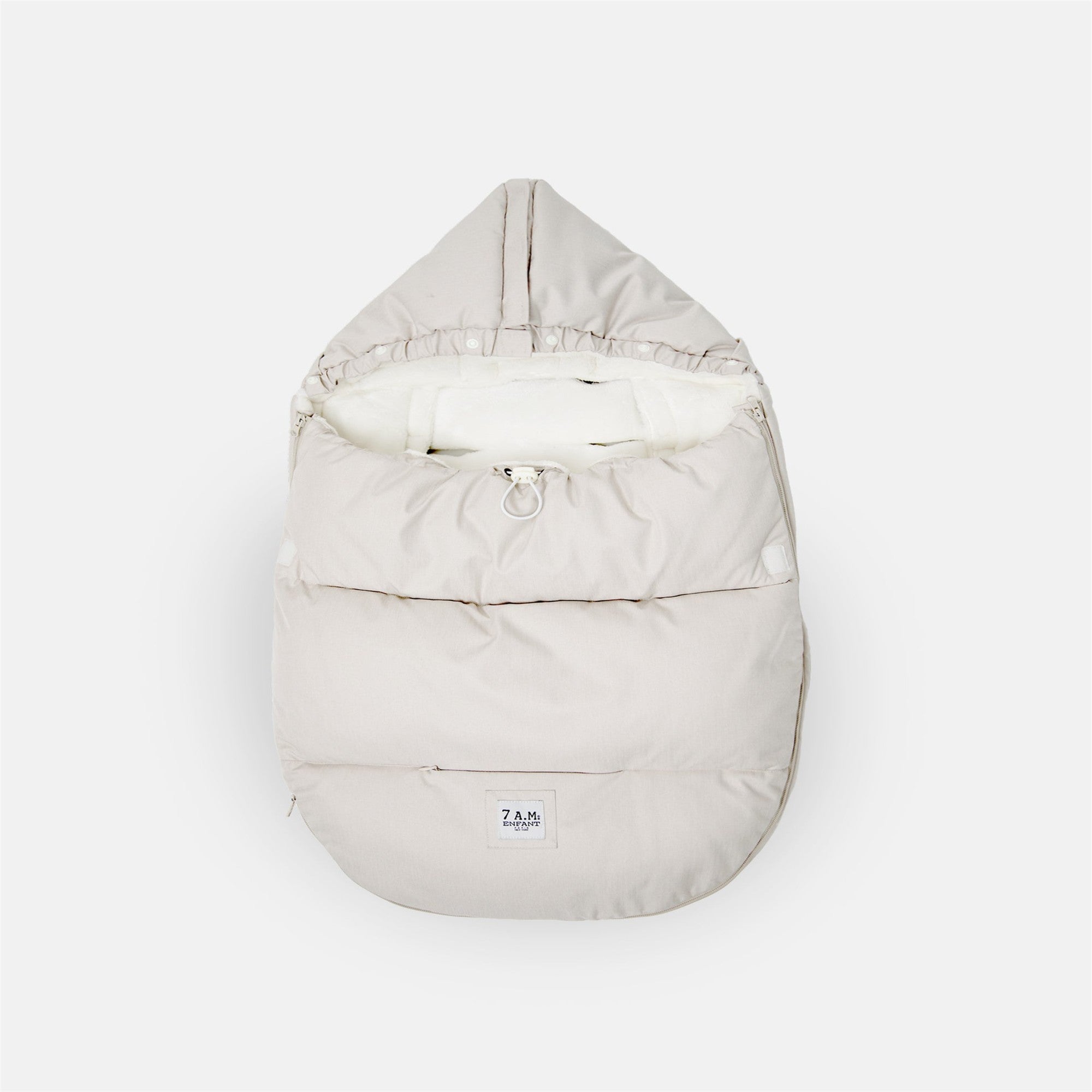 7AM Enfant PlushPOD Tundra - Premium Baby Travel Blanket & Stroller Liner for Cozy Naps On-The-Go - Perfect for Car Seats, Strollers, and Airplane Travel