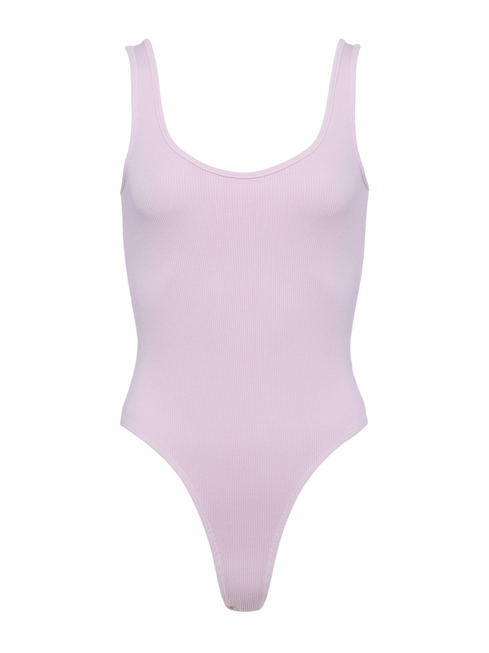 L'Agence Nica Scoop Neck Bodysuit - Women's Sexy Stretchy T-Shirt Bodysuit for Casual Wear & Night Out