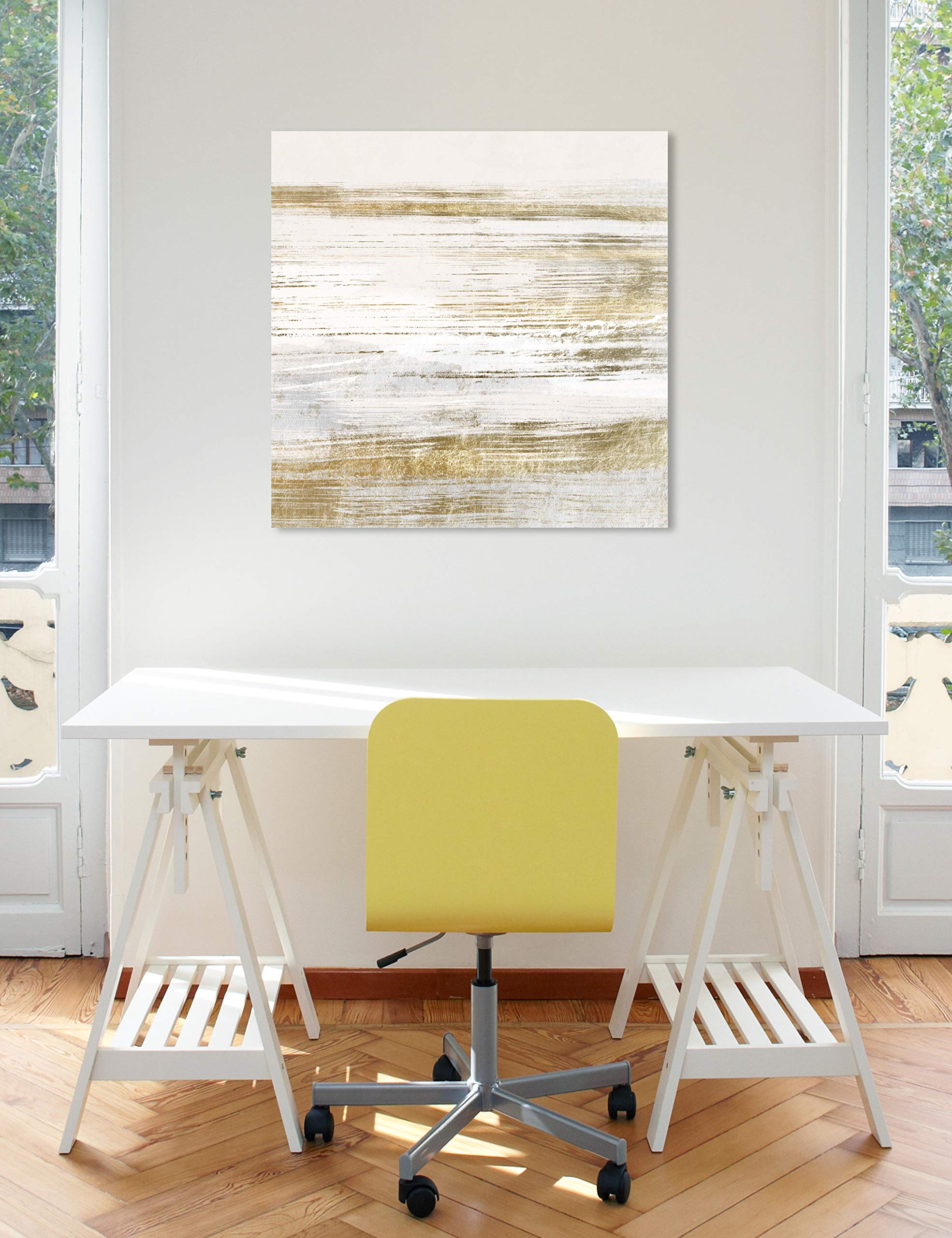 Blush Romance Abstract Wall Art Canvas Print - 30