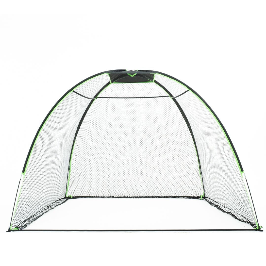 10' x 7' Rounded Golf Practice Net for Backyard & Driving Range - Heavy Duty Training Net for Golf Balls | Perfect for Indoor & Outdoor Use