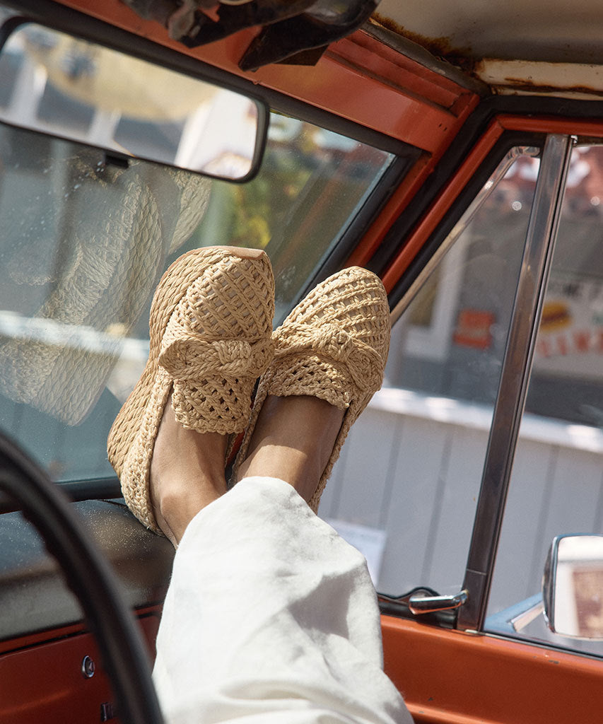 JAKA SNEAKERS LT NATURAL RAFFIA - Comfortable & Stylish Women's Casual Shoes | Perfect for Summer, Beach, Travel & Everyday Wear