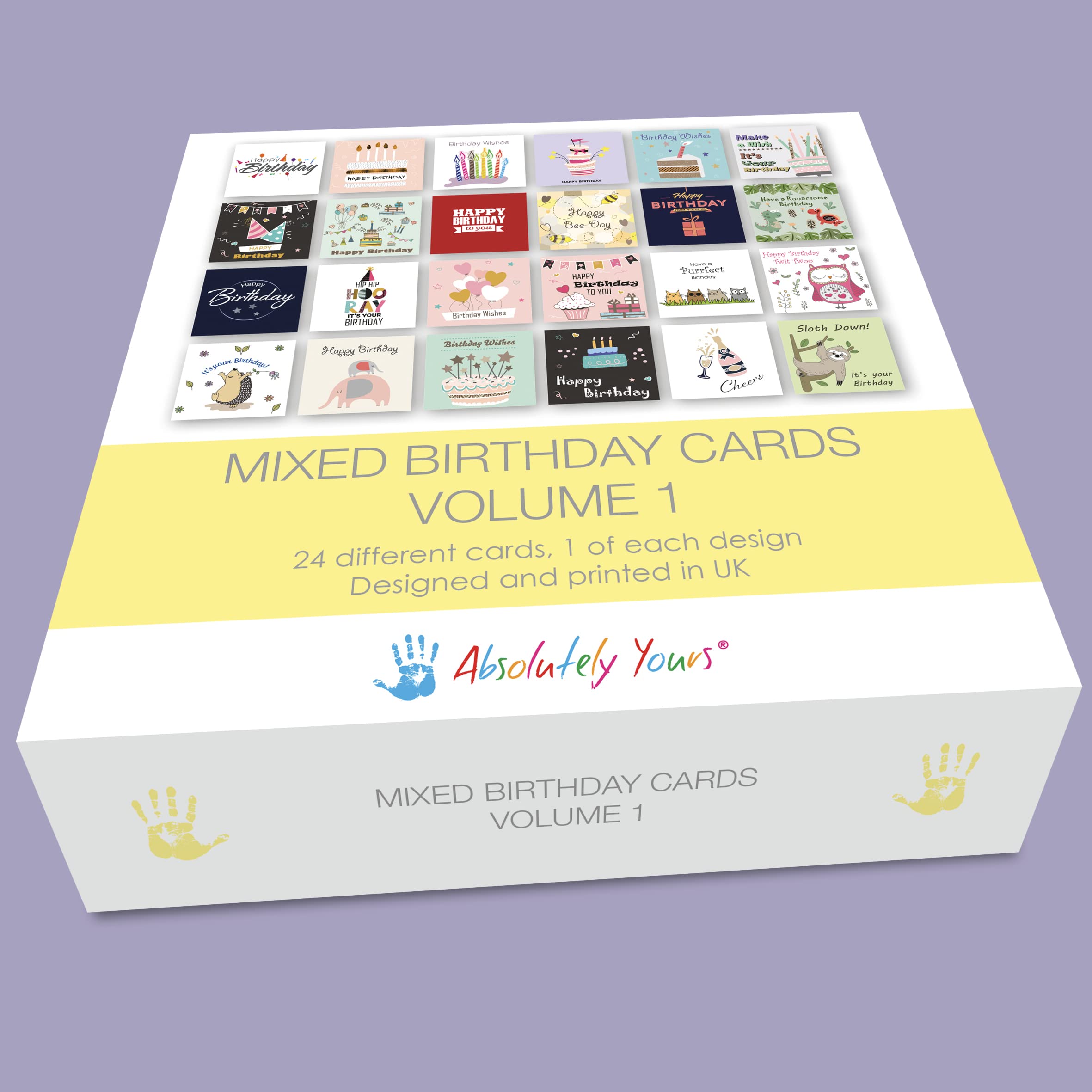 24-Pack Mixed Birthday Cards with Envelopes - Blank Inside Happy Birthday Greeting Cards for All Ages - Perfect for Parties, Gifts & Celebrations