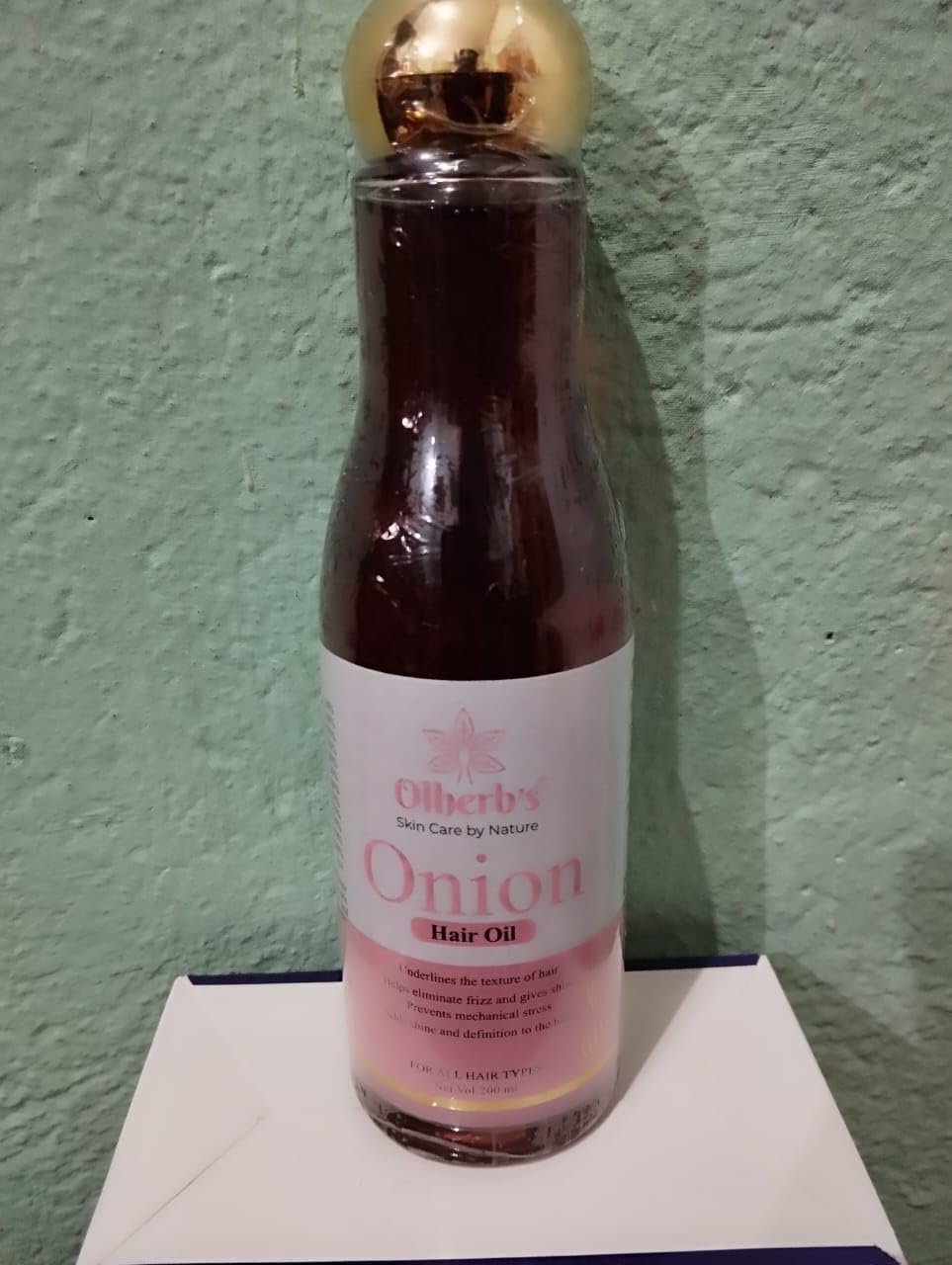 Onion Oil 200ml - Natural Hair Growth & Scalp Treatment for Thicker, Healthier Hair - Perfect for Daily Hair Care & Scalp Massage