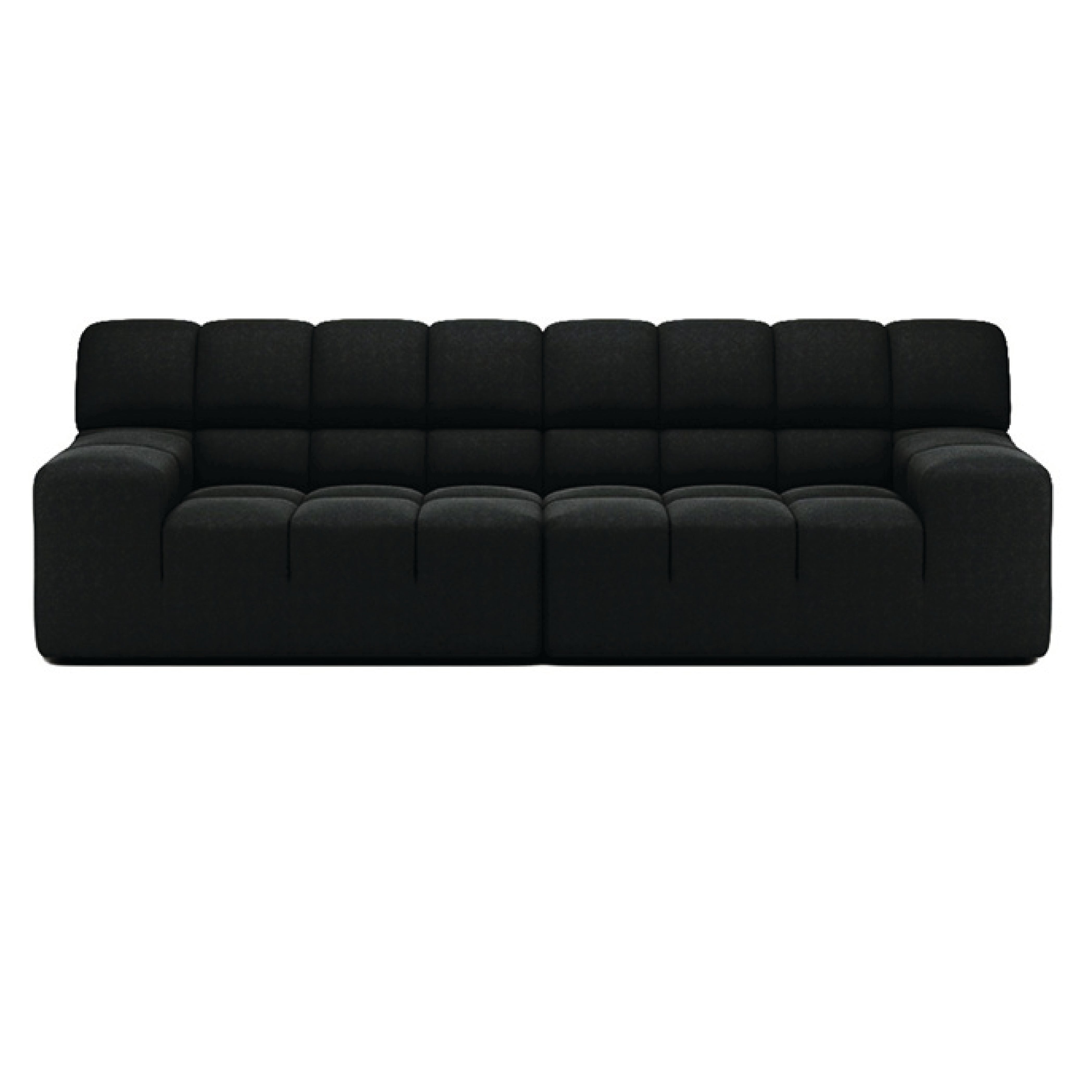 Roger 3-Seater Modular Sofa - Modern Sectional Couch for Living Room, Lounge & Office - Soft Fabric Upholstery, Easy Assembly, Space-Saving Design