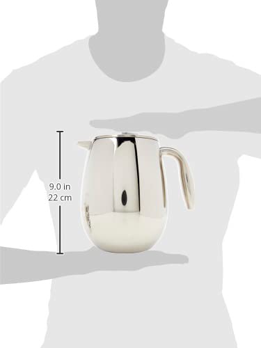 Bodum 51 oz Columbia Thermal French Press Coffee Maker - Double Wall Insulated Stainless Steel, Chrome Finish | Perfect for Home, Office & Camping Coffee Brewing