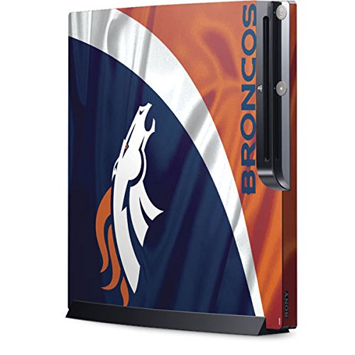 Official NFL Denver Broncos Gaming Skin Decal for Playstation 3 & PS3 Slim - Durable Vinyl Sticker for Console Protection - Perfect for Gamers & Sports Fans