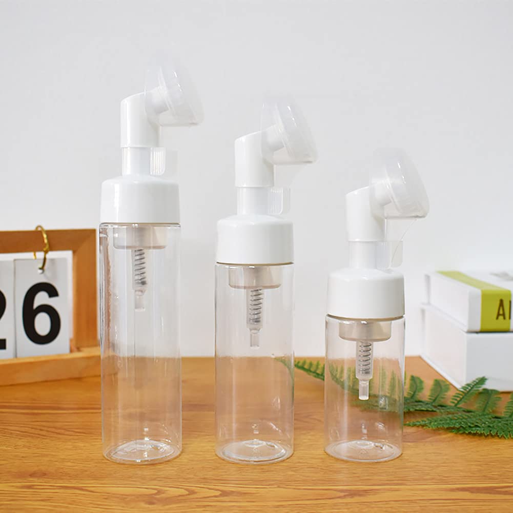 Refillable Foaming Soap Dispenser Bottles 200ml - Travel & Home Use