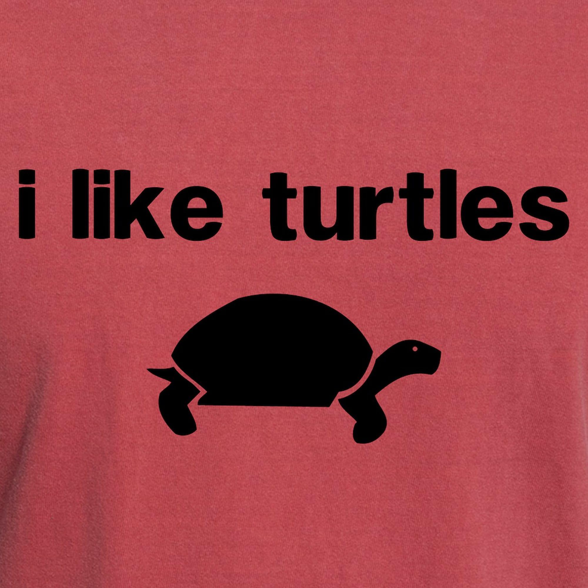 Funny I Like Turtles T-Shirt for Men - Soft Comfort Colors Cotton Tee - Perfect for Casual Wear, Gifts & Turtle Lovers
