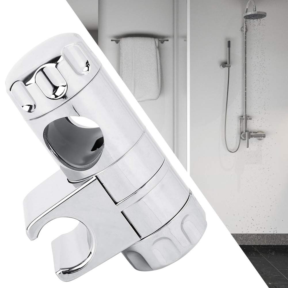 25mm Shower Head Bracket Holder - Replacement Shower Rail Clamp for Slide Shower Arms & Bars - Perfect for Bathroom Renovation & Handheld Shower Installation