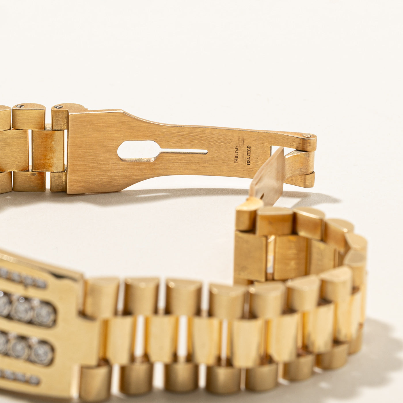 Italian Diamond Watch Strap Bracelet for Women | 2.28ctw Genuine Diamonds | 8.5