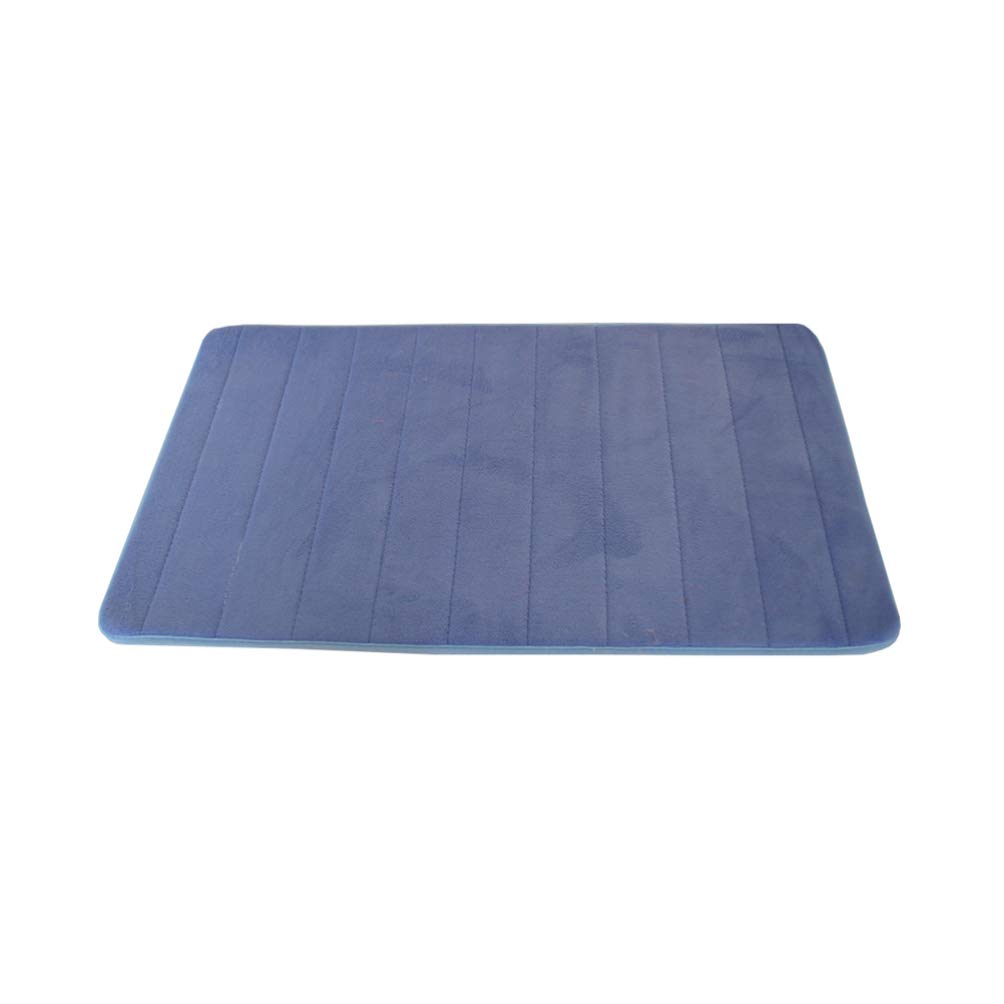 Non-Slip Memory Foam Bath Mat - Absorbent Cozy Indoor/Outdoor Door Mat - Sky Blue Bathroom Rug & Carpet for Home, Patio, Entryway - Perfect for Bathrooms, Kitchens, and Outdoor Spaces