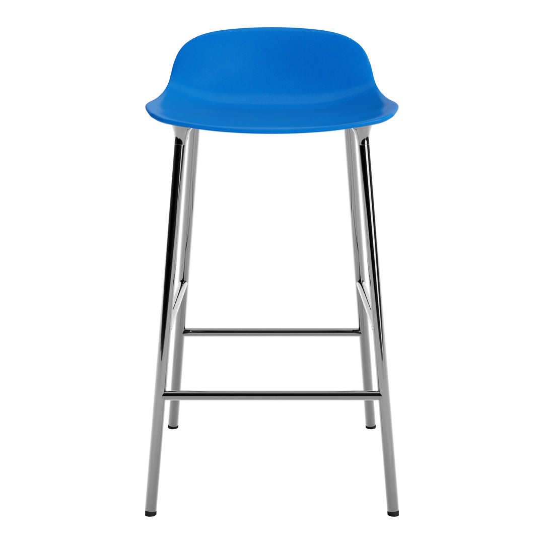 Modern Metal Leg Form Counter Stool - Bar Stool for Kitchen Island, Breakfast Nook & Home Decor
