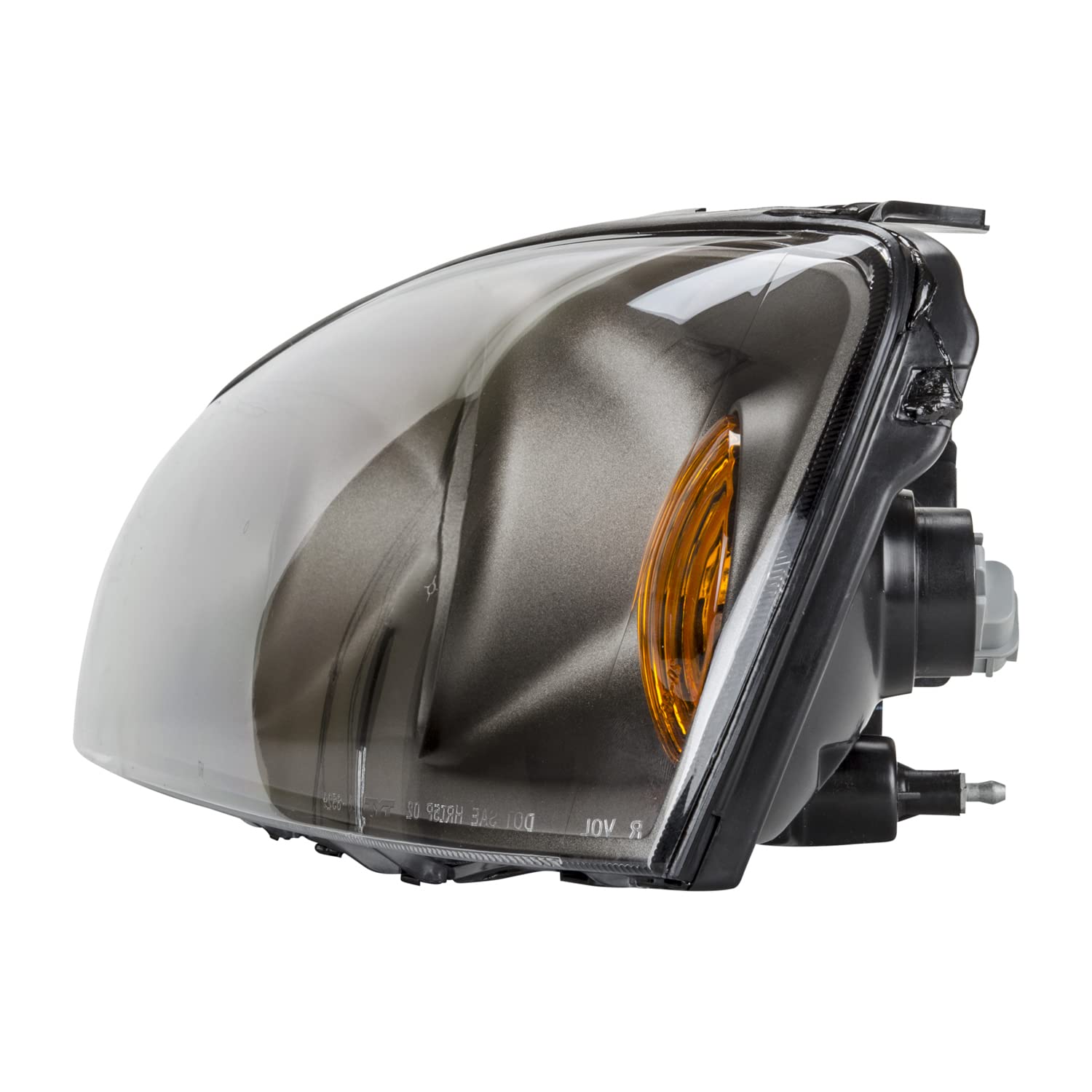 TYC Left Headlight Assembly Compatible with 2004-2006 Hyundai Elantra - Replacement Headlamp for Improved Night Driving Safety