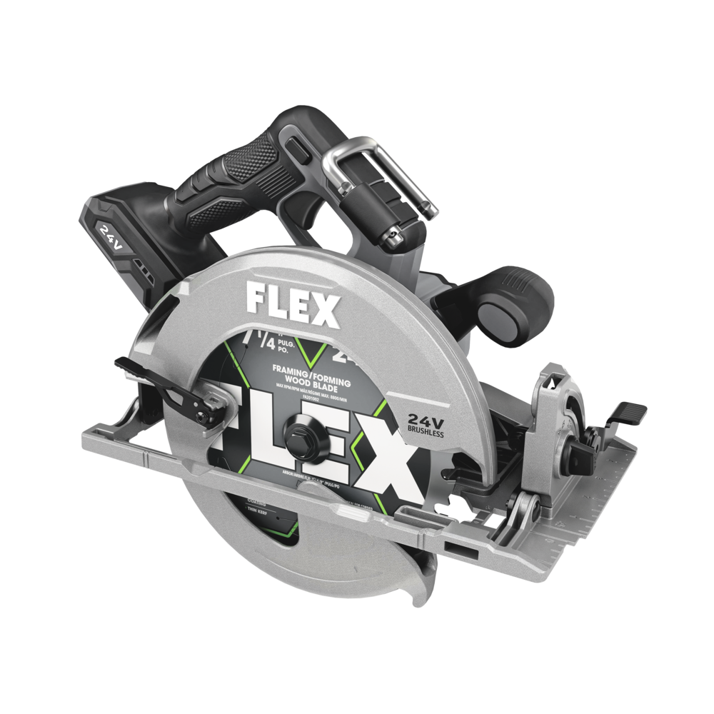 FLEX FX2141 7-1/4 Inch Circular Saw - Powerful Cordless Tool for Woodworking & DIY Projects | Perfect for Cutting Plywood, Lumber & Hardwood