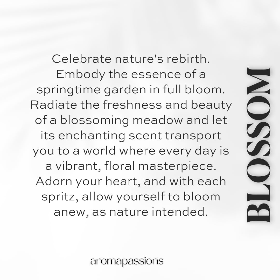 BLOSSOM | Inspired by GC. BLOOM | Women's Pheromone Perfume | Extrait De Parfum | Long-Lasting Fragrance Oil Dupe | Essential Oil Perfume for Women | Perfume De Mujer (30ml/1 Fl Oz) - Romantic Dates, Night Out, Special Occasions