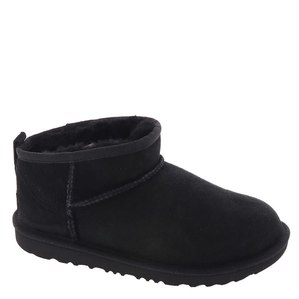 UGG Kids' Classic Ultra Mini Boot - Warm & Comfortable Winter Boots for Girls & Boys | Perfect for Snow, School & Outdoor Play