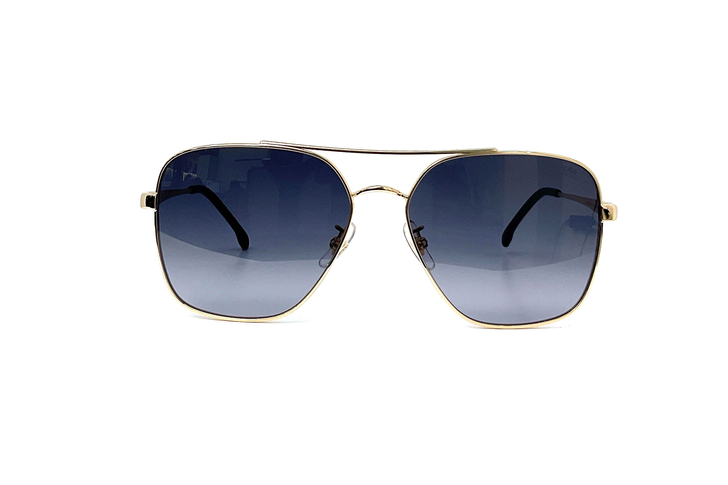 Carrera 3019/S Gold Sunglasses - Polarized UV Protection Aviator Sunglasses for Men & Women - Perfect for Driving, Travel & Outdoor Activities
