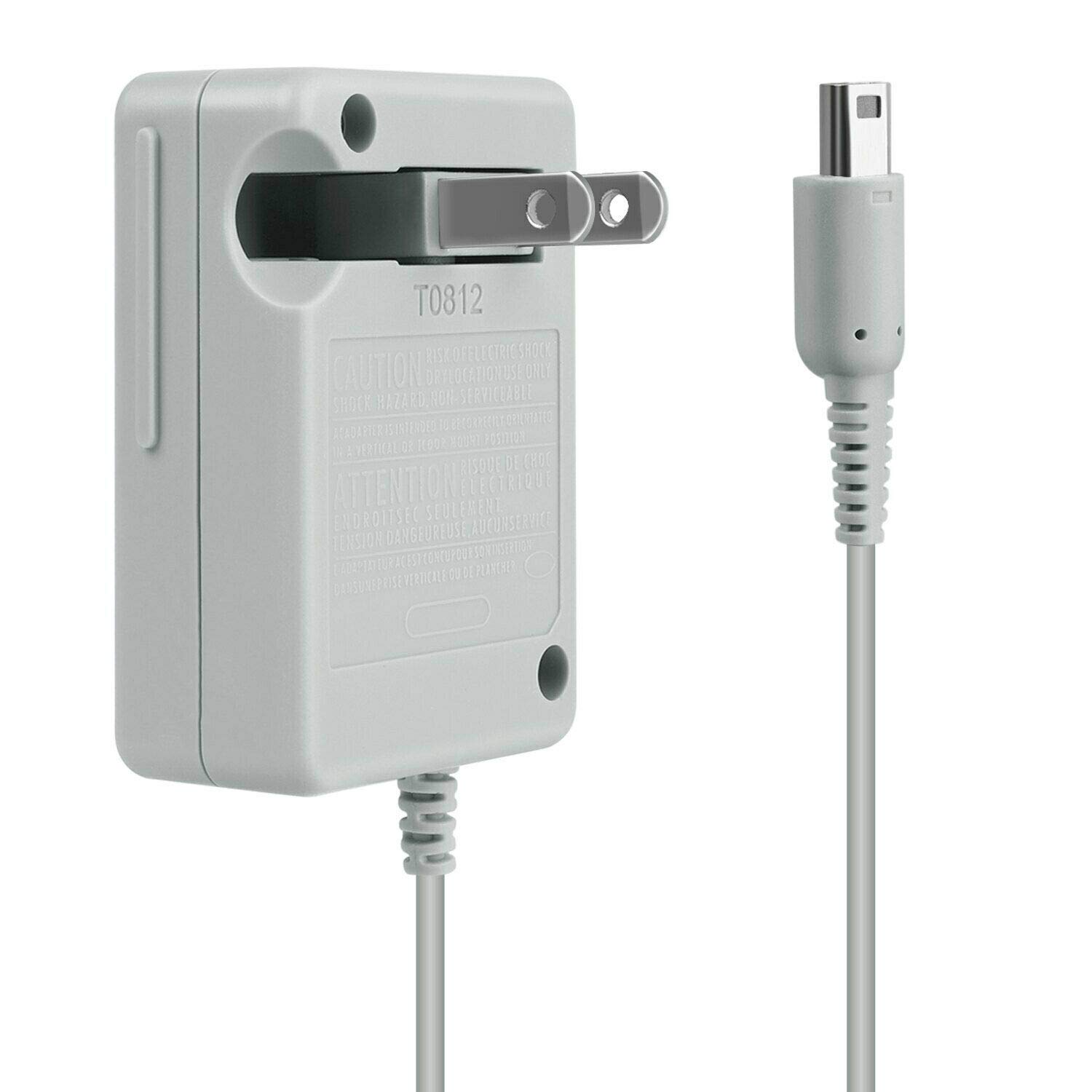 Original Nintendo 3DS Charger AC Adapter - Replacement Power Cord for 2DS, 3DS XL, DSi - Fast Charging Wall Plug for Gaming On The Go & Home Entertainment