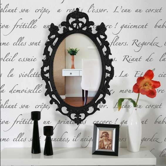 Springtime in Paris Lettering Stencil - DIY Home Decor & Craft Projects - Perfect for Scrapbooking, Wall Art, and Wedding Invitations