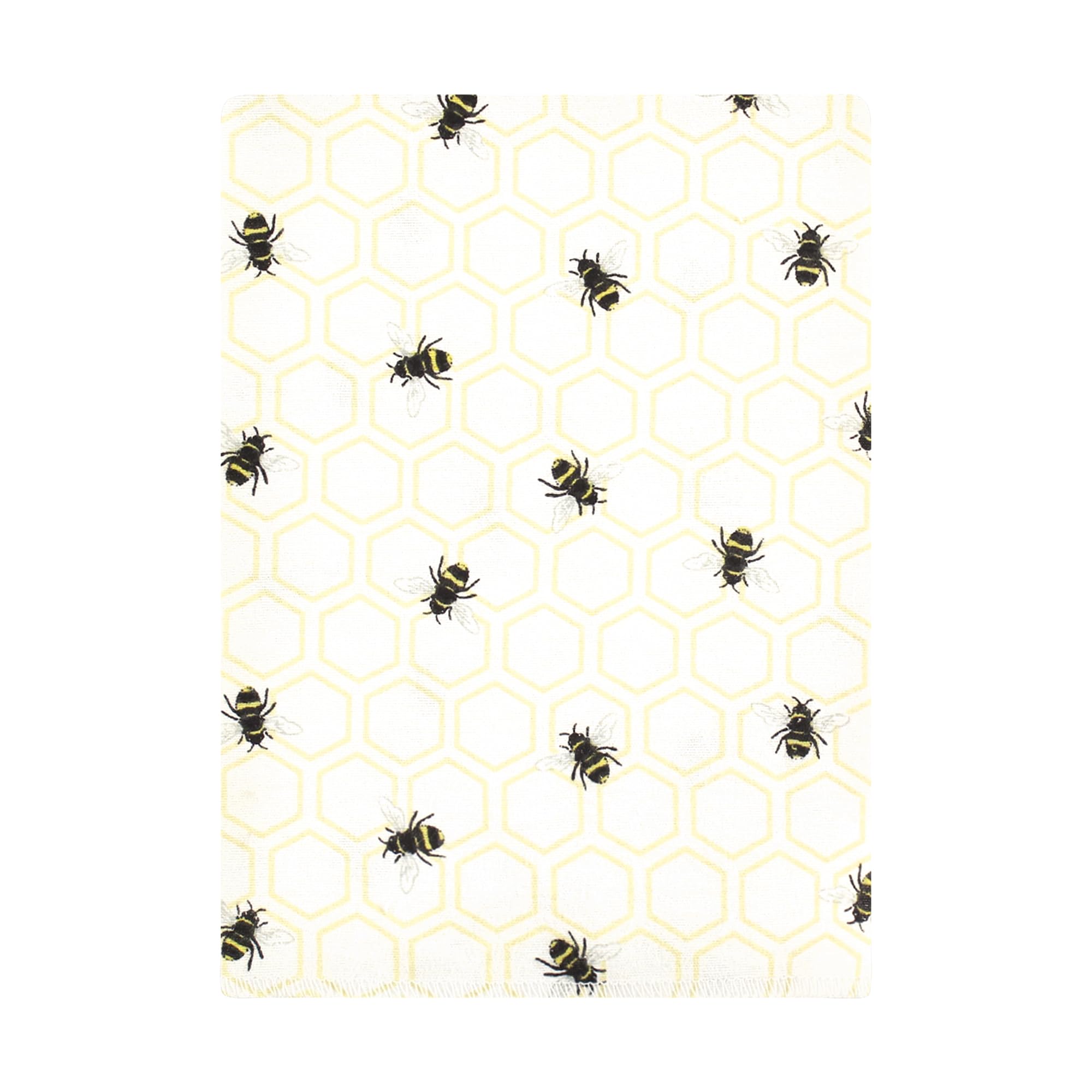 Hudson Baby Unisex Flannel Burp Cloths 12-Pack - Honey Bee Print - Soft & Absorbent for Newborns & Infants - Perfect for Feeding, Spit-Up & Everyday Use