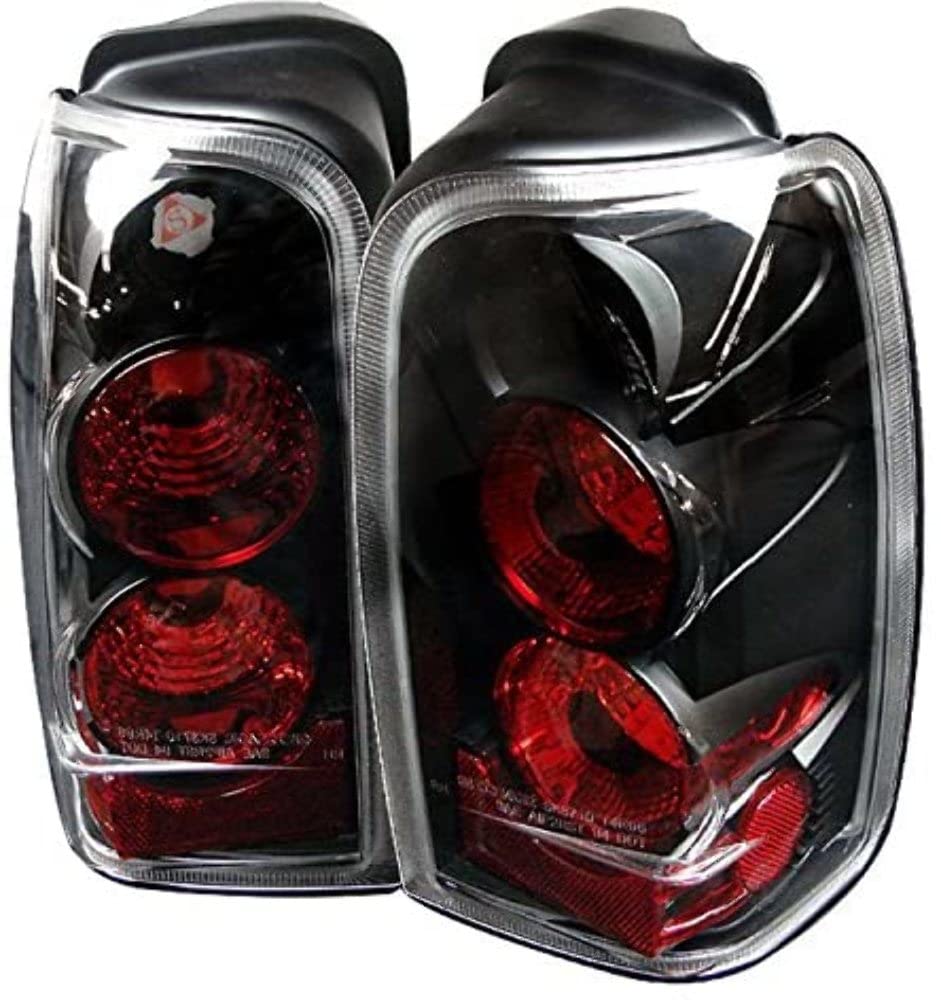 Spyder Auto 5007292 Euro Style LED Tail Lights - Black/Clear Smoke Lens - Compatible with [Vehicle Model] - Enhances Rear Visibility & Style for Night Driving