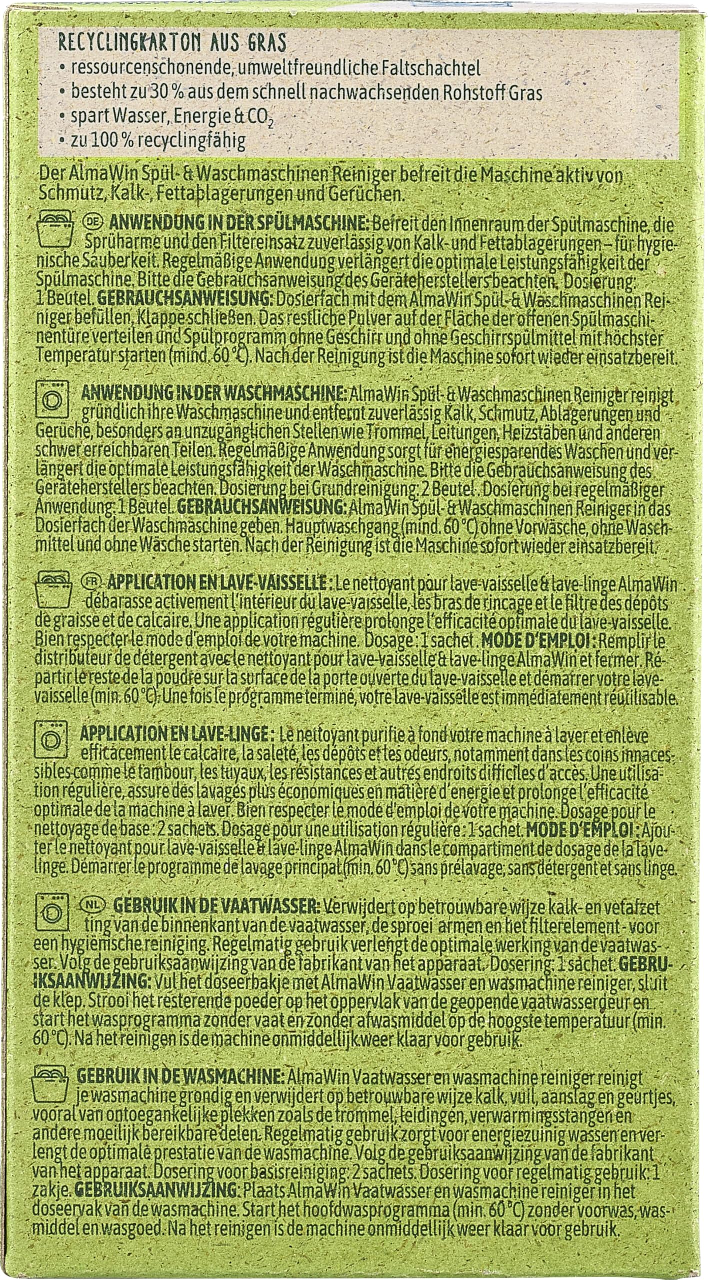 Eco-Friendly Dishwasher Cleaner Tablets - 0.2 kg (7 oz) | Deep Cleans & Deodorizes | Perfect for Stainless Steel & Plastic Dishwashers | Removes Limescale & Hard Water Buildup