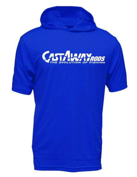 Xtreme Tek Men's Short Sleeve Hooded Performance Shirt - Moisture Wicking Athletic Top for Running, Gym & Outdoor Activities