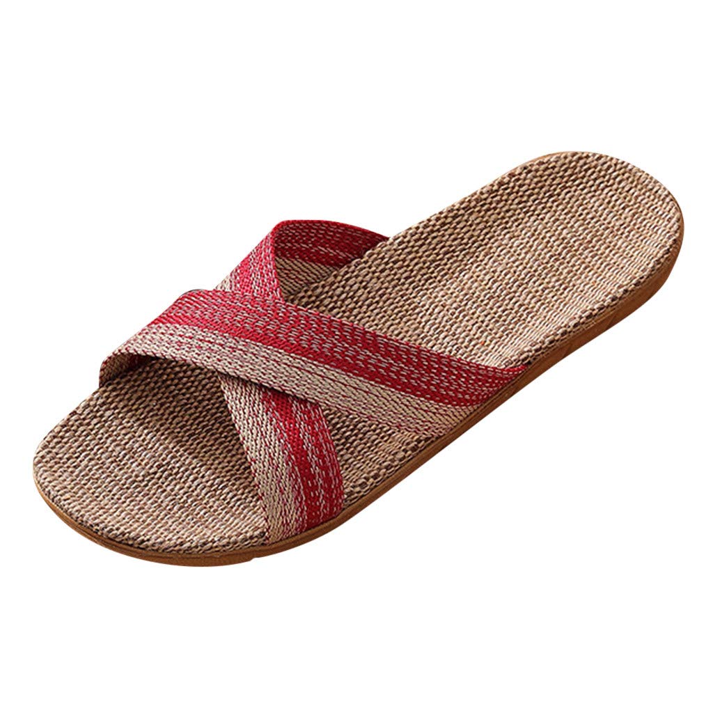 Women's Memory Foam Slippers Size 8 - Soft Indoor Slides for Home, Beach & Casual Wear - Cozy House Shoes with Non-Slip Sole for Comfort & Relaxation