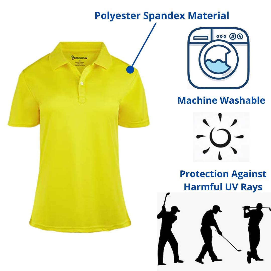 Premium Women's French Cut Short Sleeve Golf T-Shirt - Moisture Wicking & Comfortable Athletic Top with Free Golf Hat - Perfect for Golf Outings, Tennis Matches & Casual Summer Wear