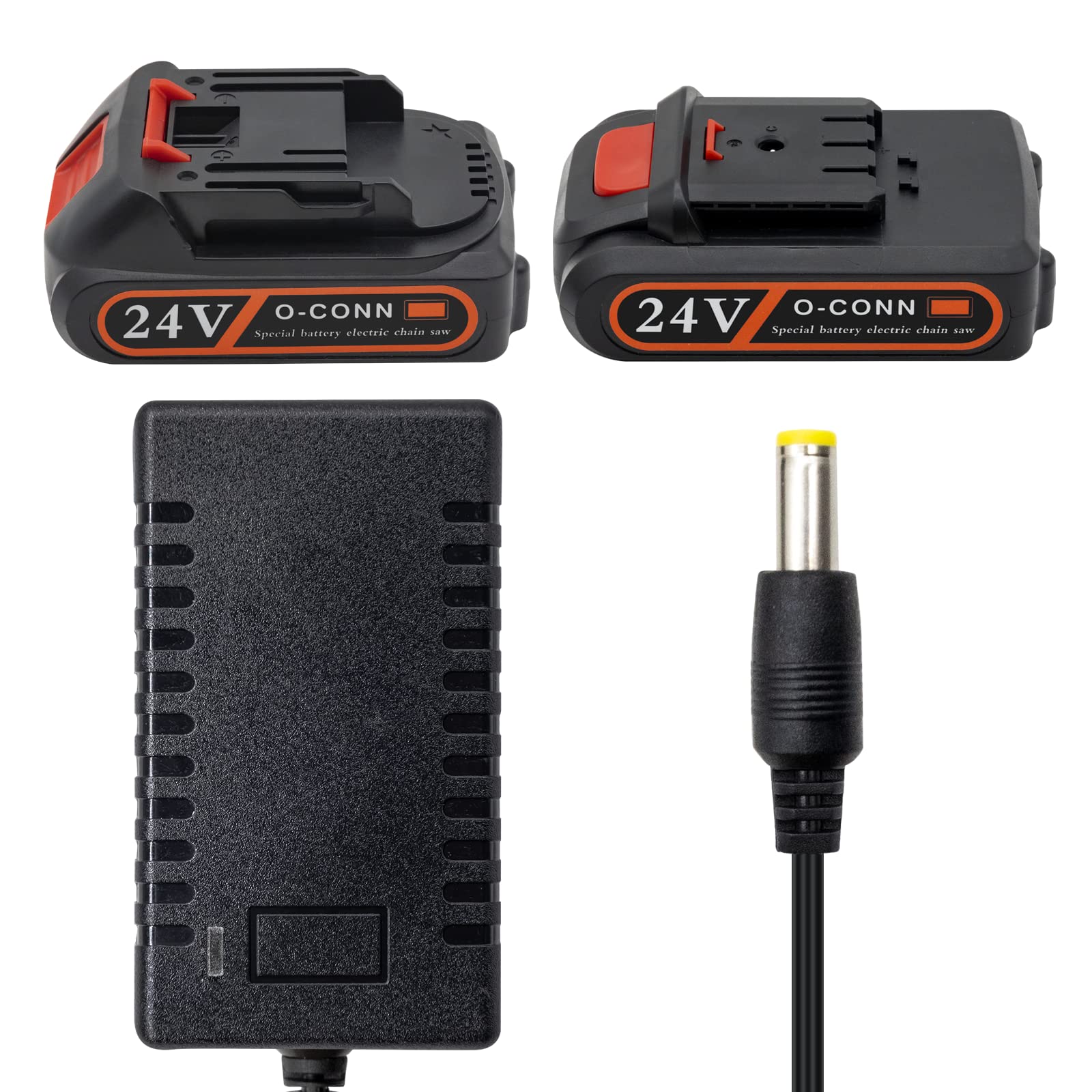Mini Chainsaw Battery Charger - Lithium Battery Charger with American Standard Plug | Cordless Portable Charger for Handheld Electric Chainsaws | Perfect for Outdoor Cutting, Woodworking & DIY Projects