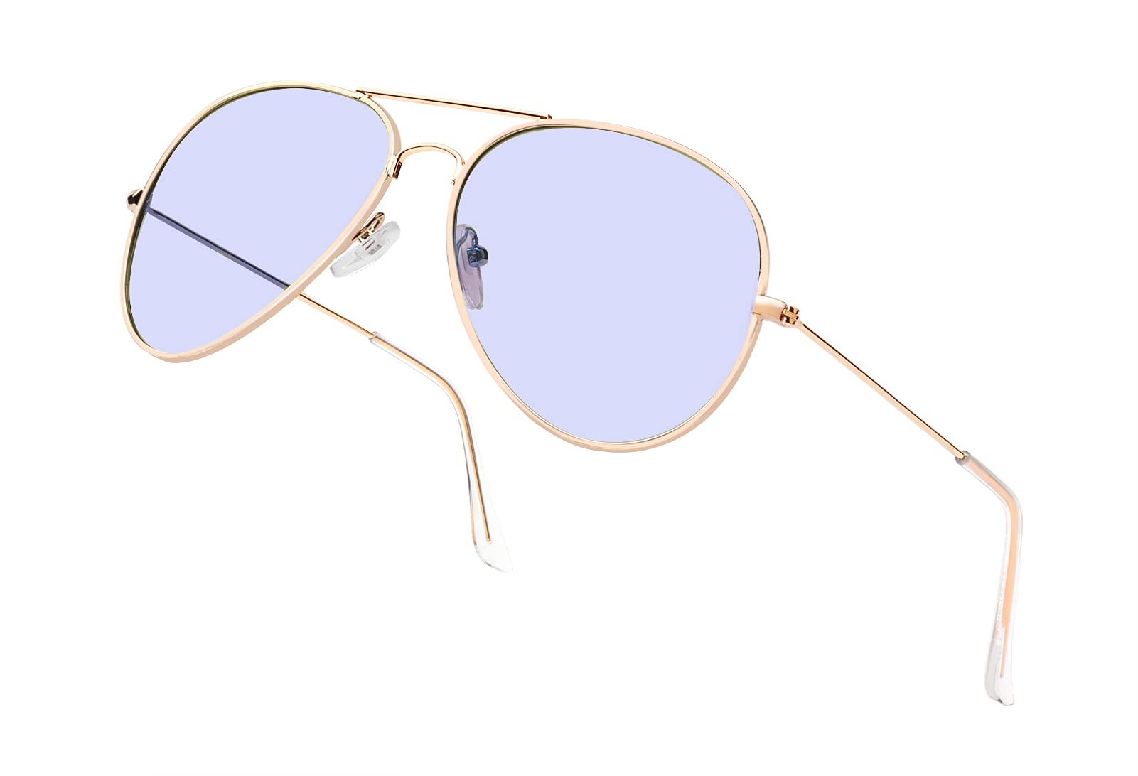 Outray Aviator Sunglasses for Men & Women - Polarized Night Vision Driving Glasses with UV400 Protection - Metal Frame Retro Pilot Shades for Outdoor Activities, Travel & Fashion