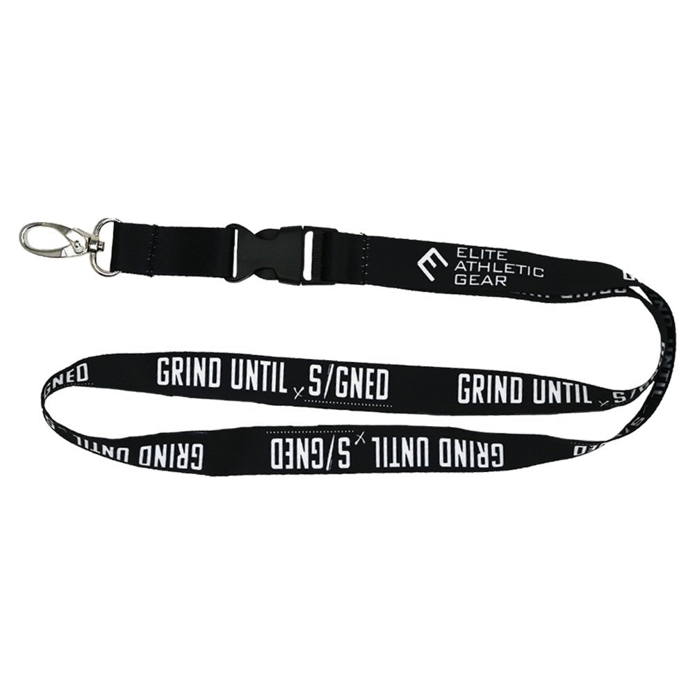 Custom Grind Until Signed Lanyard - Adjustable ID Badge Holder for Work, Events & Conferences - Perfect for Teachers, Nurses, and Office Professionals