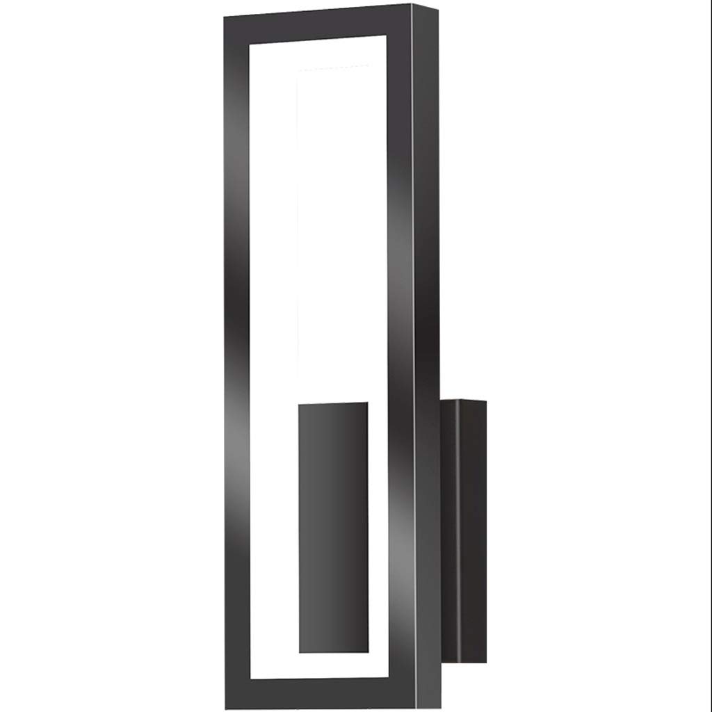 Modern Black Wall Lamp - Minimalist Bedside Lighting for Bedroom, Living Room, Hallway & Staircase | Dimmable LED Sconce for Ambient & Accent Lighting