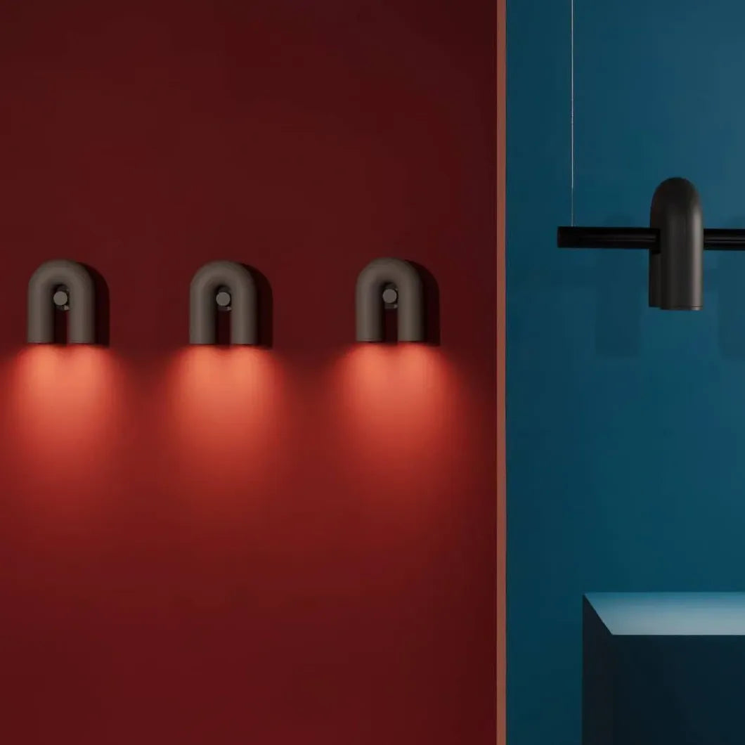 Modern U-Shaped Tube Wall Lamp - Sleek LED Lighting Fixture for Bedroom, Living Room & Hallway - Energy Efficient Home Decor Light