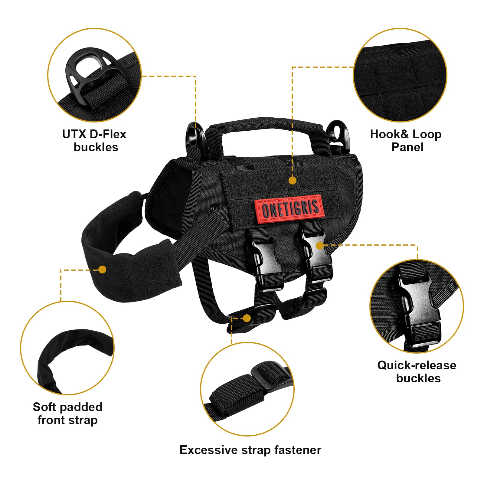 XXS No-Pull Puppy Harness with Handle - Adjustable Small Dog Harness for Tiny Breeds & Cats | Perfect for Walking, Training & Outdoor Adventures