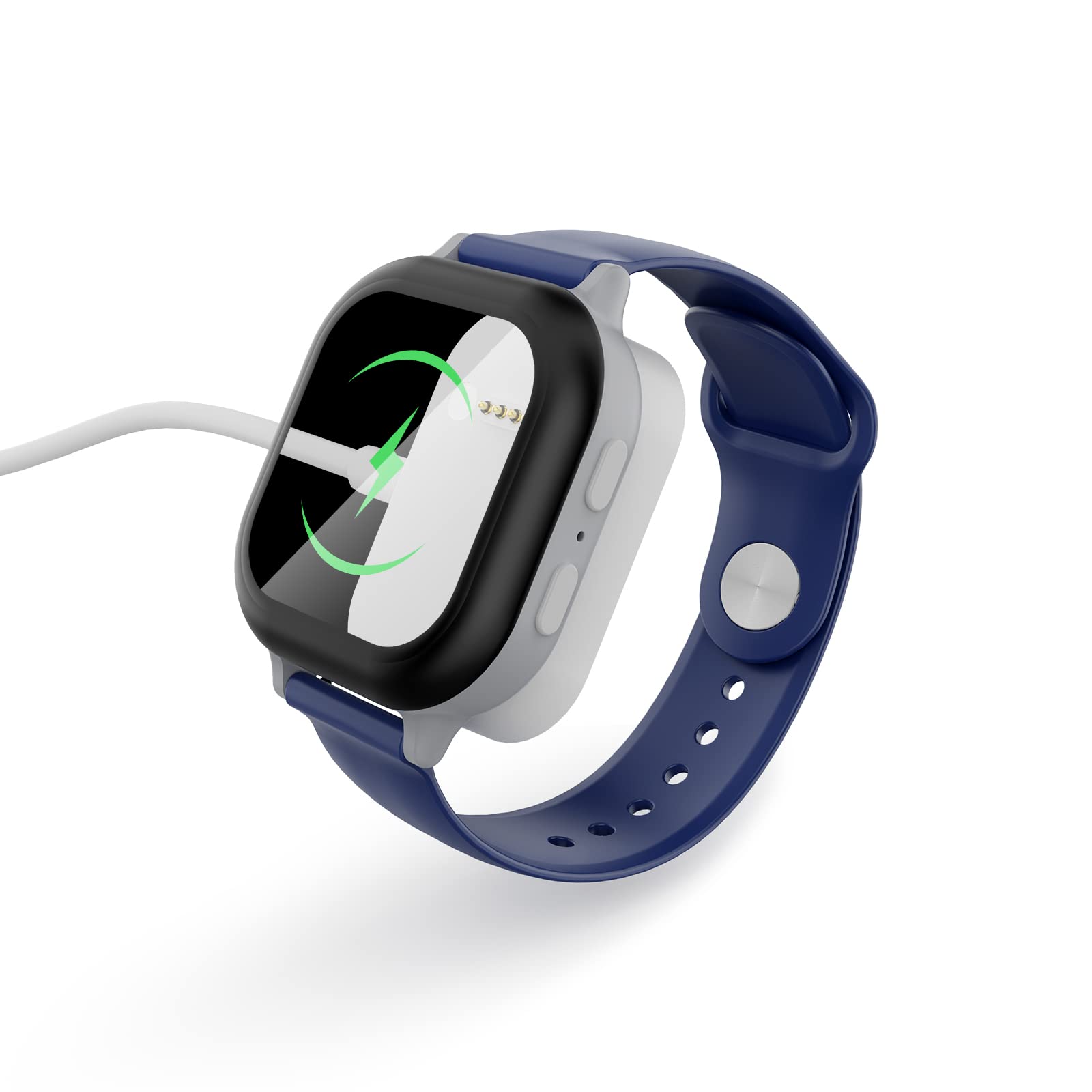 Gizmo Watch 2 Charging Dock - Fast Charger with 5ft Cable | White Color | Perfect for Kids' Smartwatch Charging at Home, School & Travel