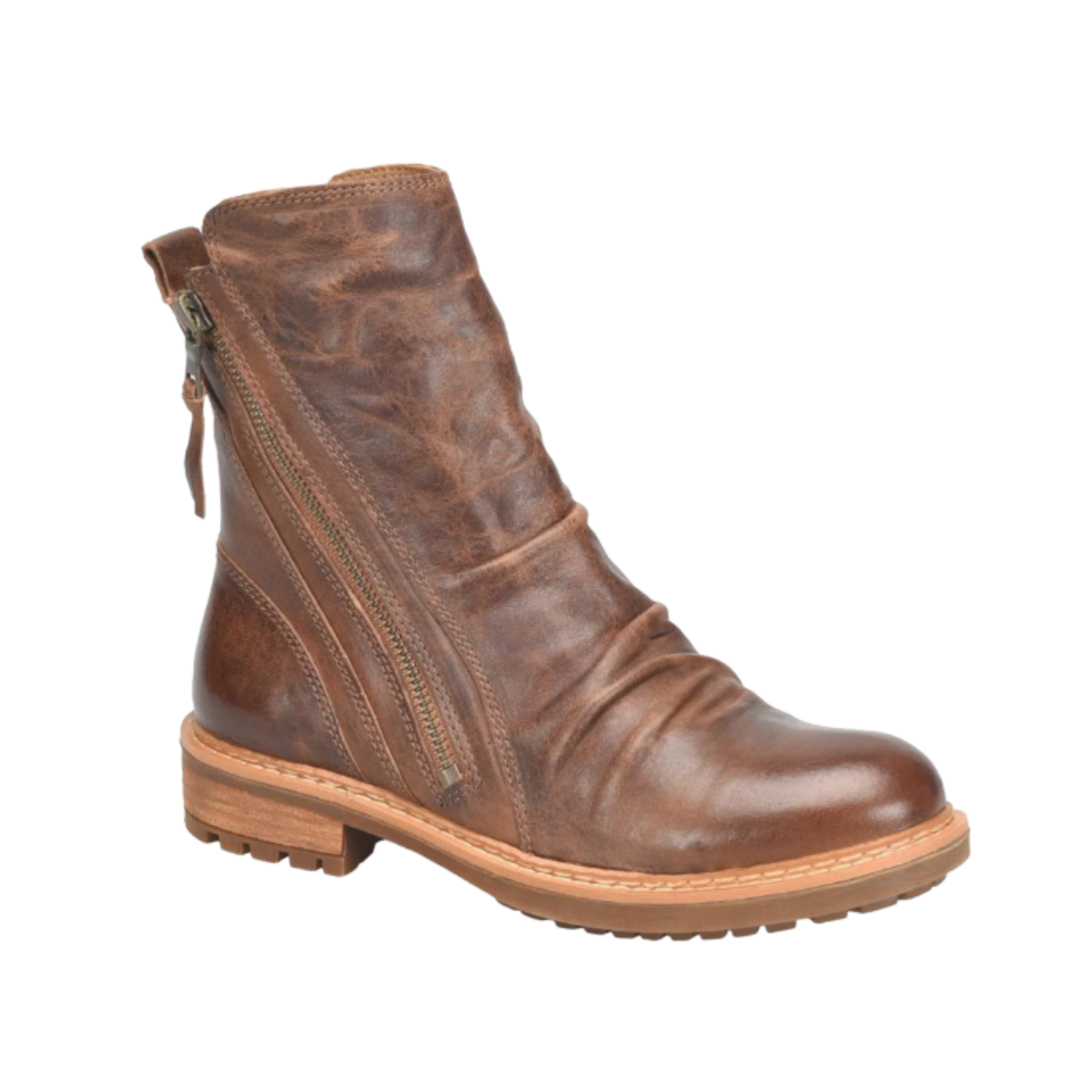 Lavina Women's Warm Brown Boots - Comfortable & Stylish Ankle Boots for Fall & Winter | Perfect for Casual Outfits, Office Wear & Outdoor Activities