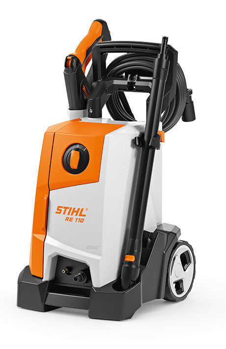 STIHL RE 110 Electric Pressure Washer 1800 PSI High-Pressure Cleaner for Home, Driveway, Deck & Car Washing - Powerful Electric Pressure Washer for Outdoor Cleaning