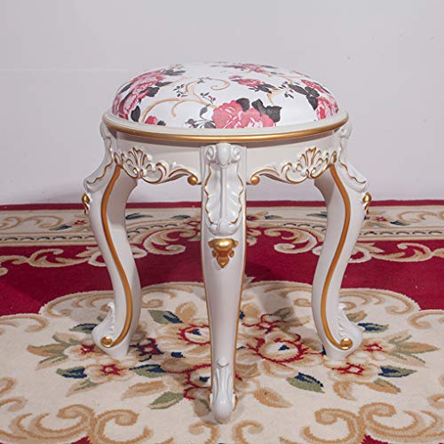Gold Ivory White Red Leather