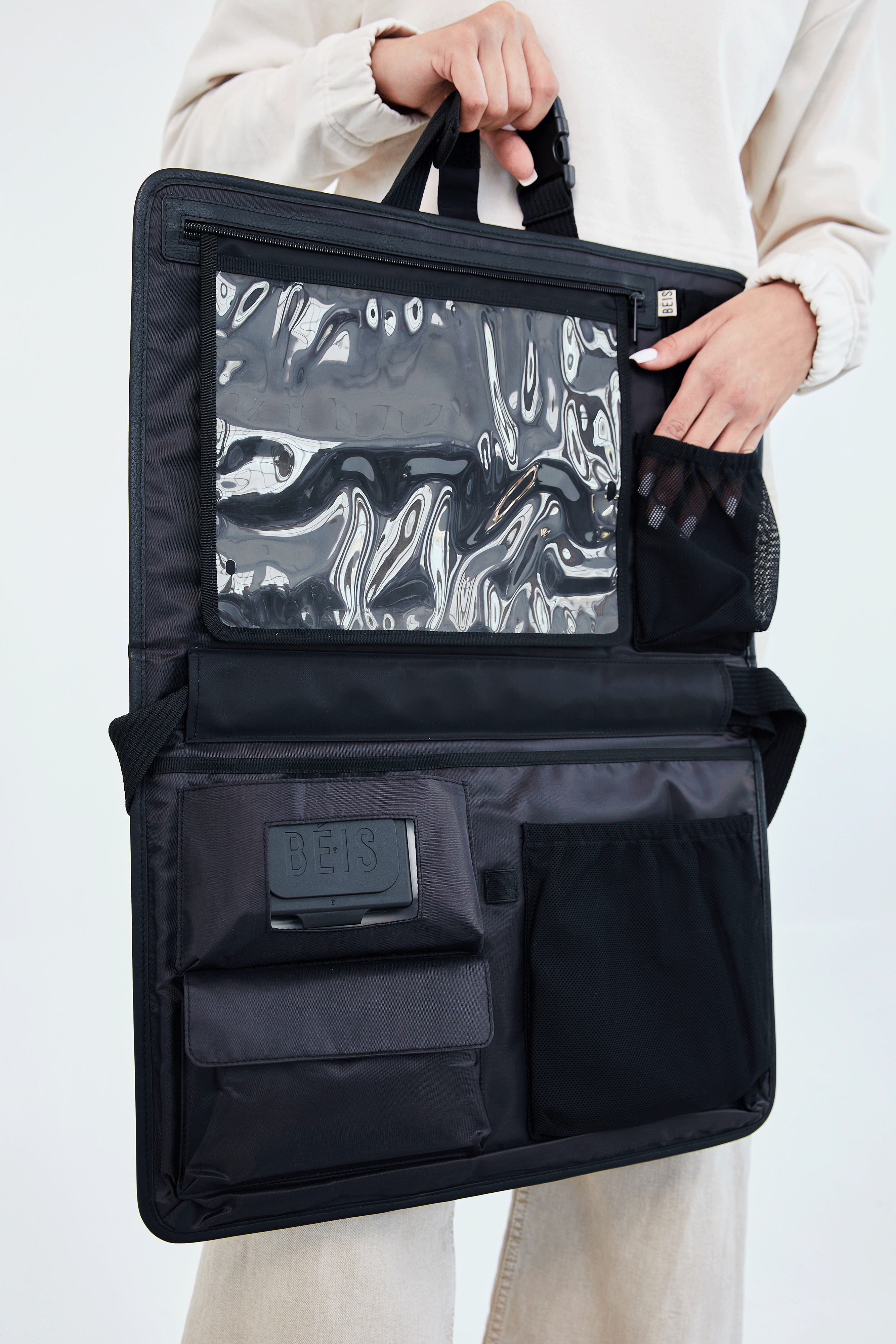 Black Car Caddy Organizer - Premium Car Seat Gap Storage for Phones, Keys & Essentials - Perfect for Sedans, SUVs & Trucks