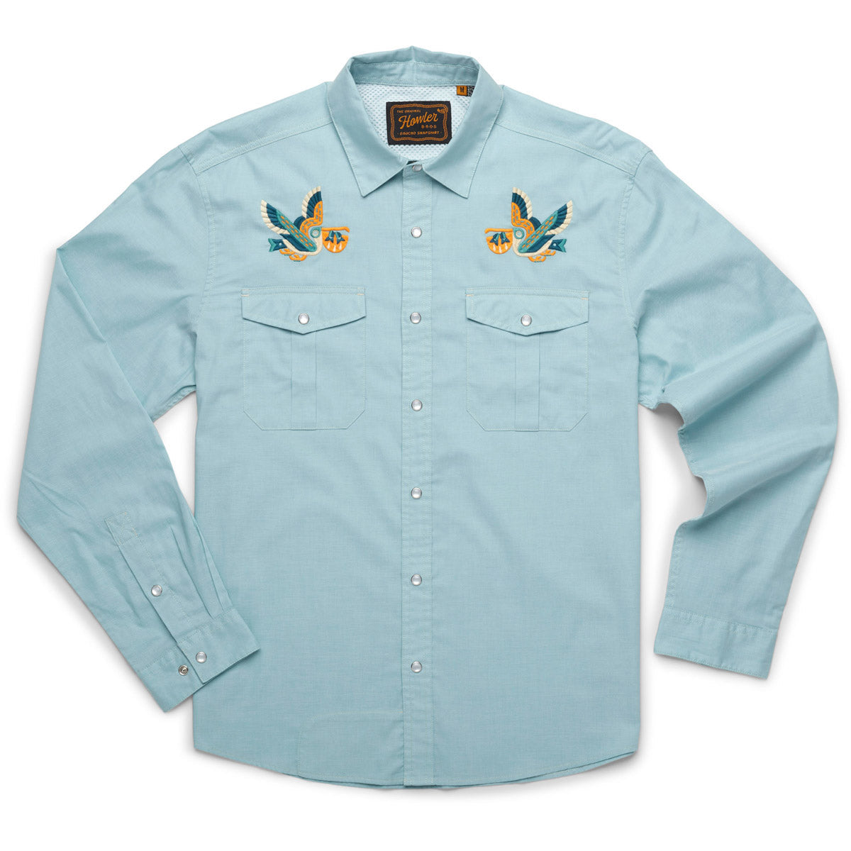 Men's Gaucho Snapshirt - Stylish Western Button-Up Shirt for Cowboy & Casual Wear - Perfect for Rodeo, Ranch Work & Outdoor Adventures