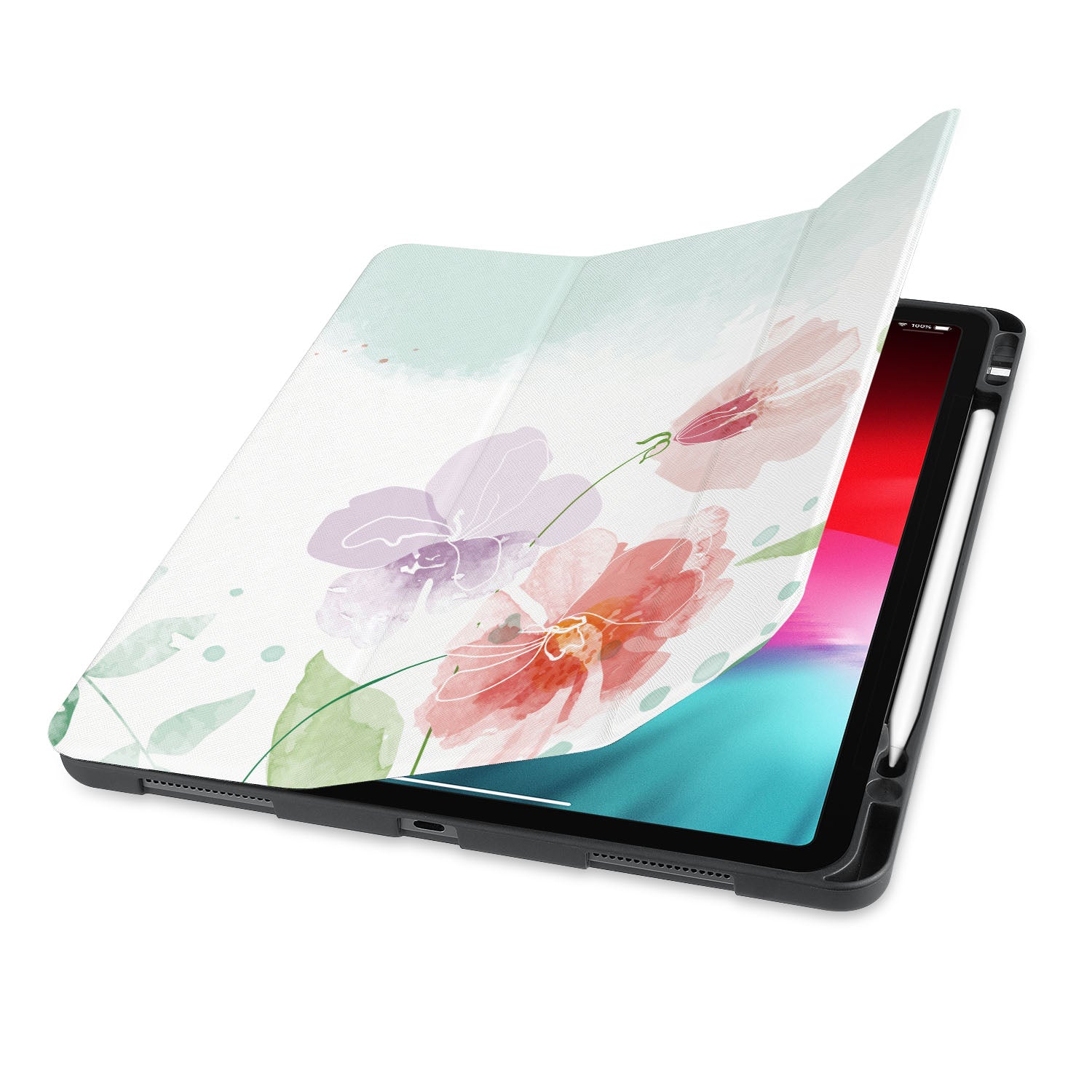 Premium iPad Trifold Case with Auto Sleep/Wake - Slim Protective Cover for iPad 7th/8th/9th Gen (10.2