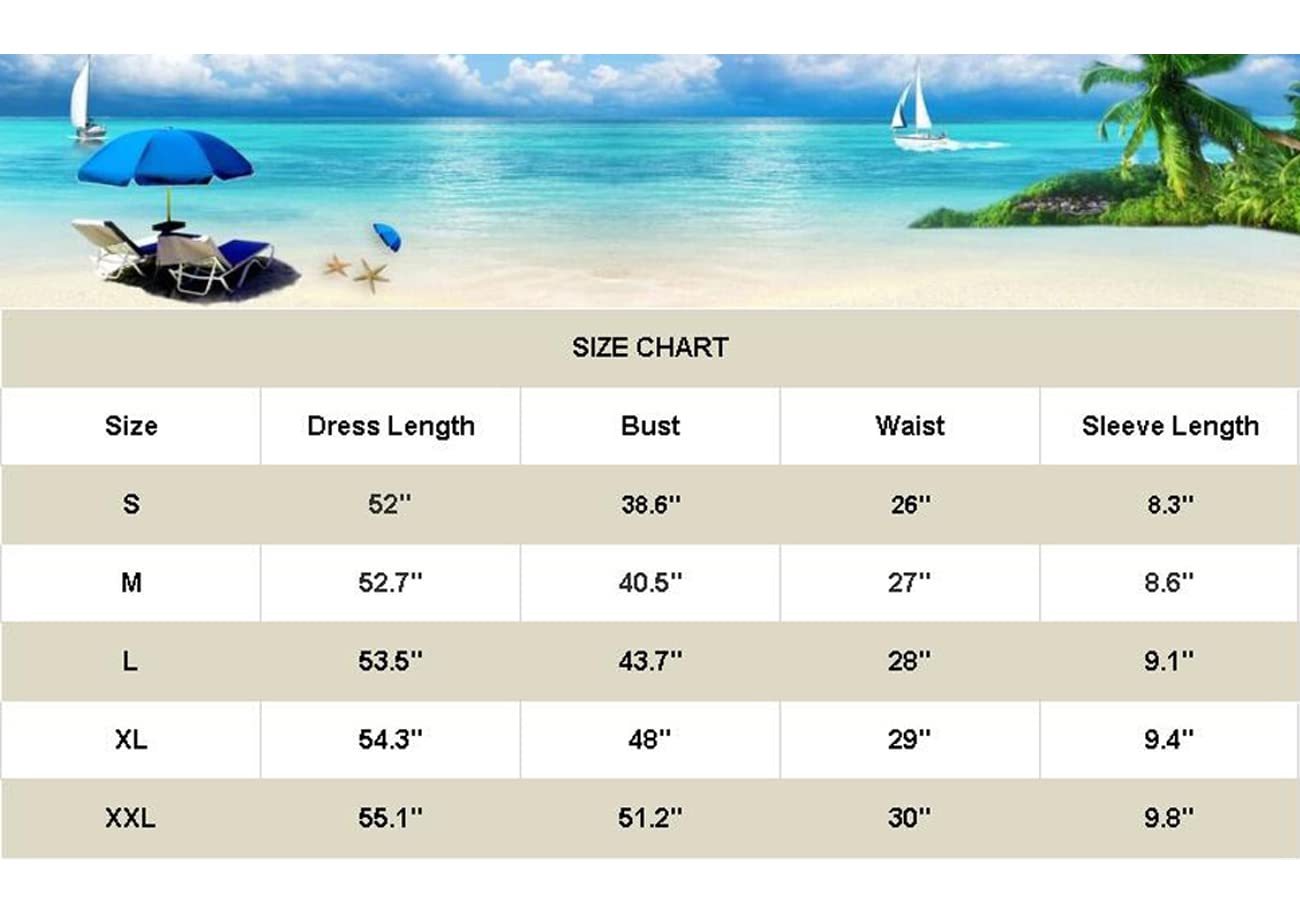 Women's Floral Maxi Dress - Casual Long Summer Boho Beach Dress with Short Sleeves & Button Up Front | Perfect for Beach Vacations, Music Festivals & Summer Parties