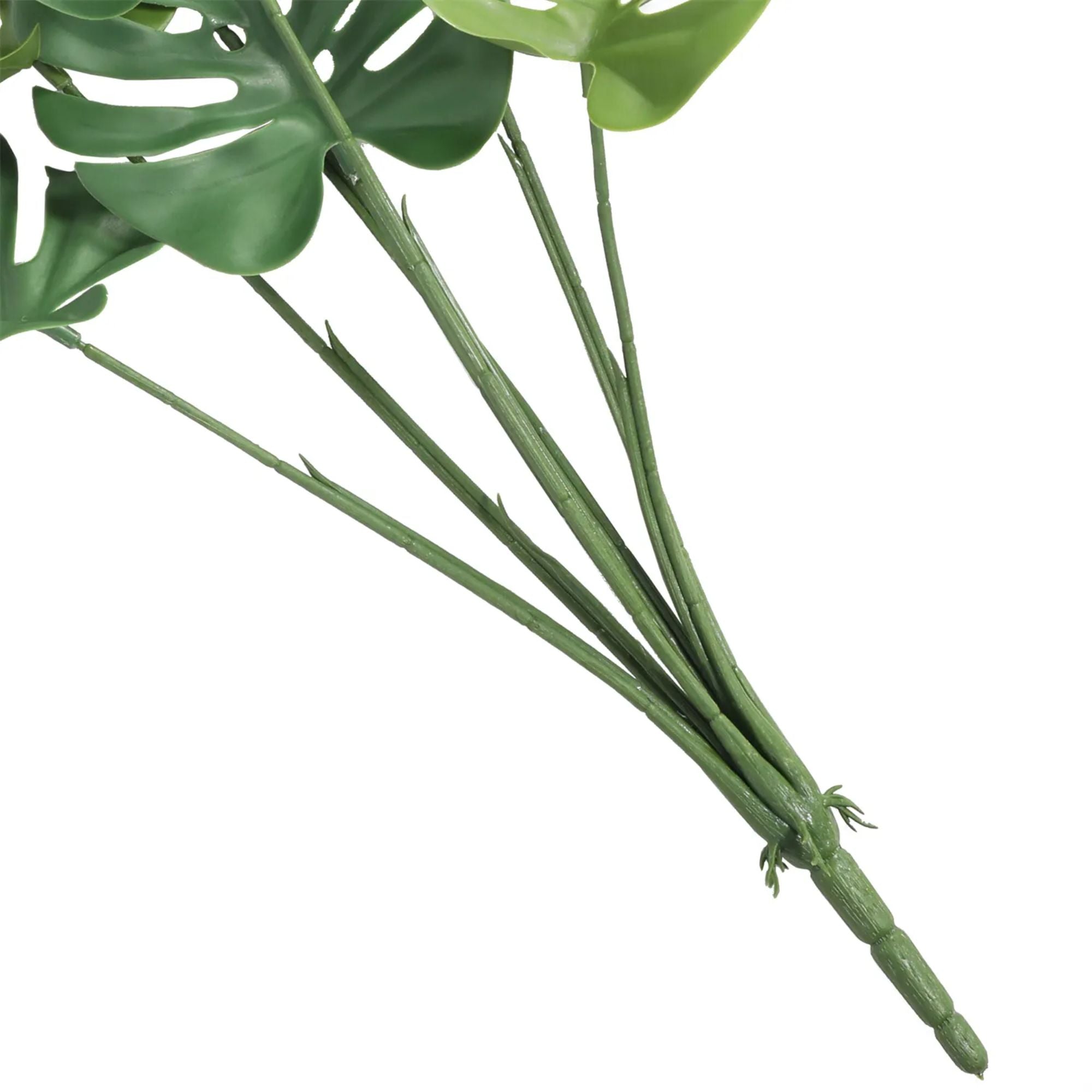 Artificial Monstera Split Leaf Philodendron Plant Stem - 60cm UV Resistant Faux Greenery for Home Decor, Office, Wedding & Indoor Plant Arrangements