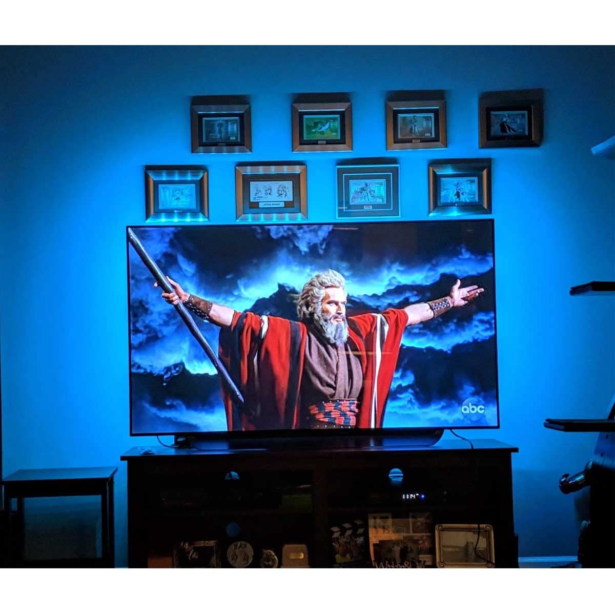 85-95 Inch USB LED TV Backlight Strip Kit with RF Remote - 4-Side Full Coverage for 85-95