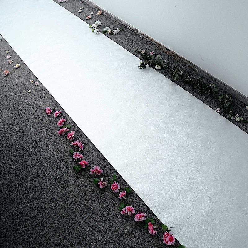 50 ft Long Glitter Wedding Aisle Runner - Elegant Sparkling Walkway for Bridal Ceremony, Reception, Photo Backdrop & Special Events