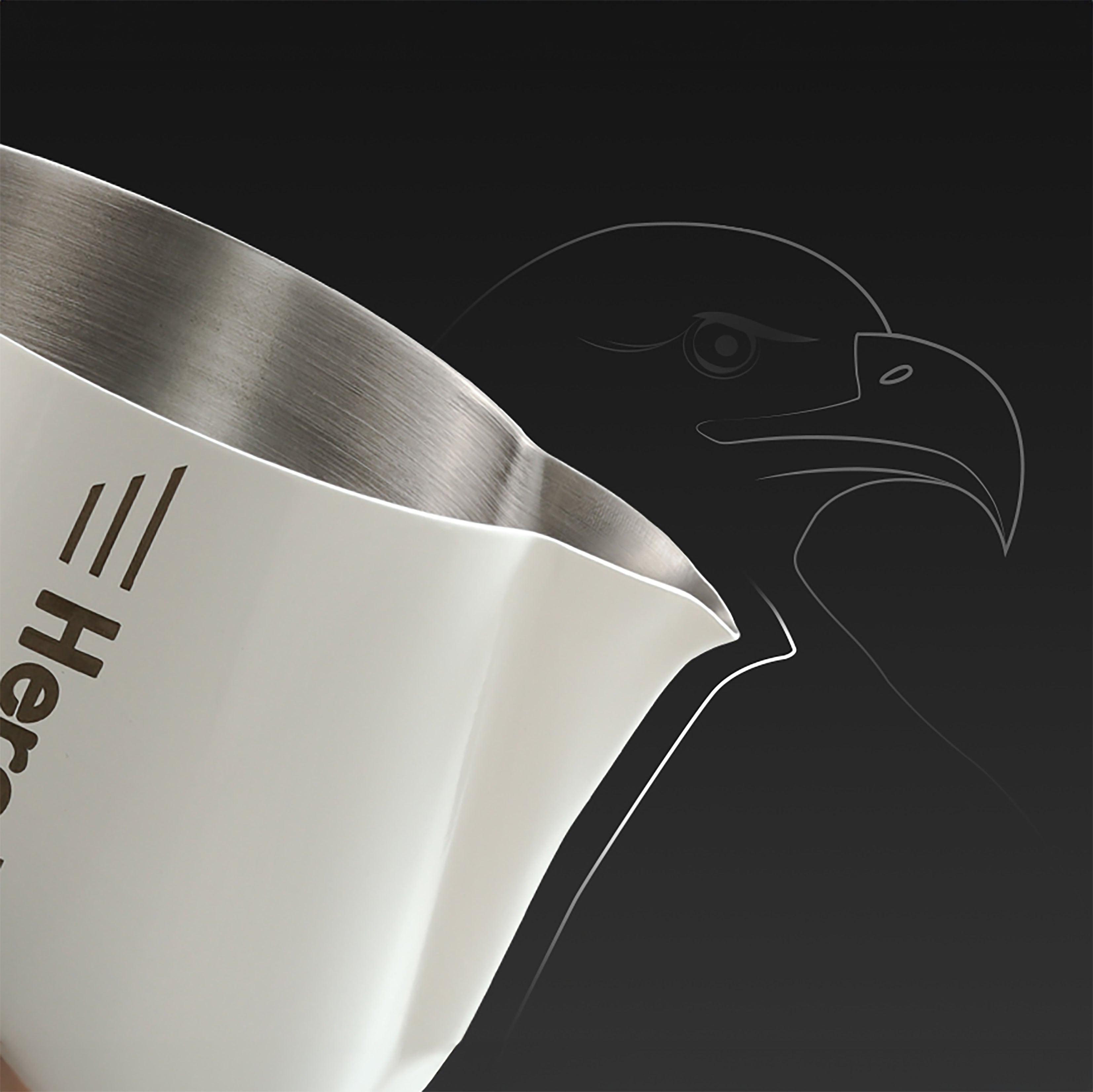 Premium Stainless Steel Milk Frothing Pitcher - 12oz/16oz/20oz Barista Coffee Frother for Latte, Cappuccino & Hot Chocolate - Perfect for Home & Professional Use