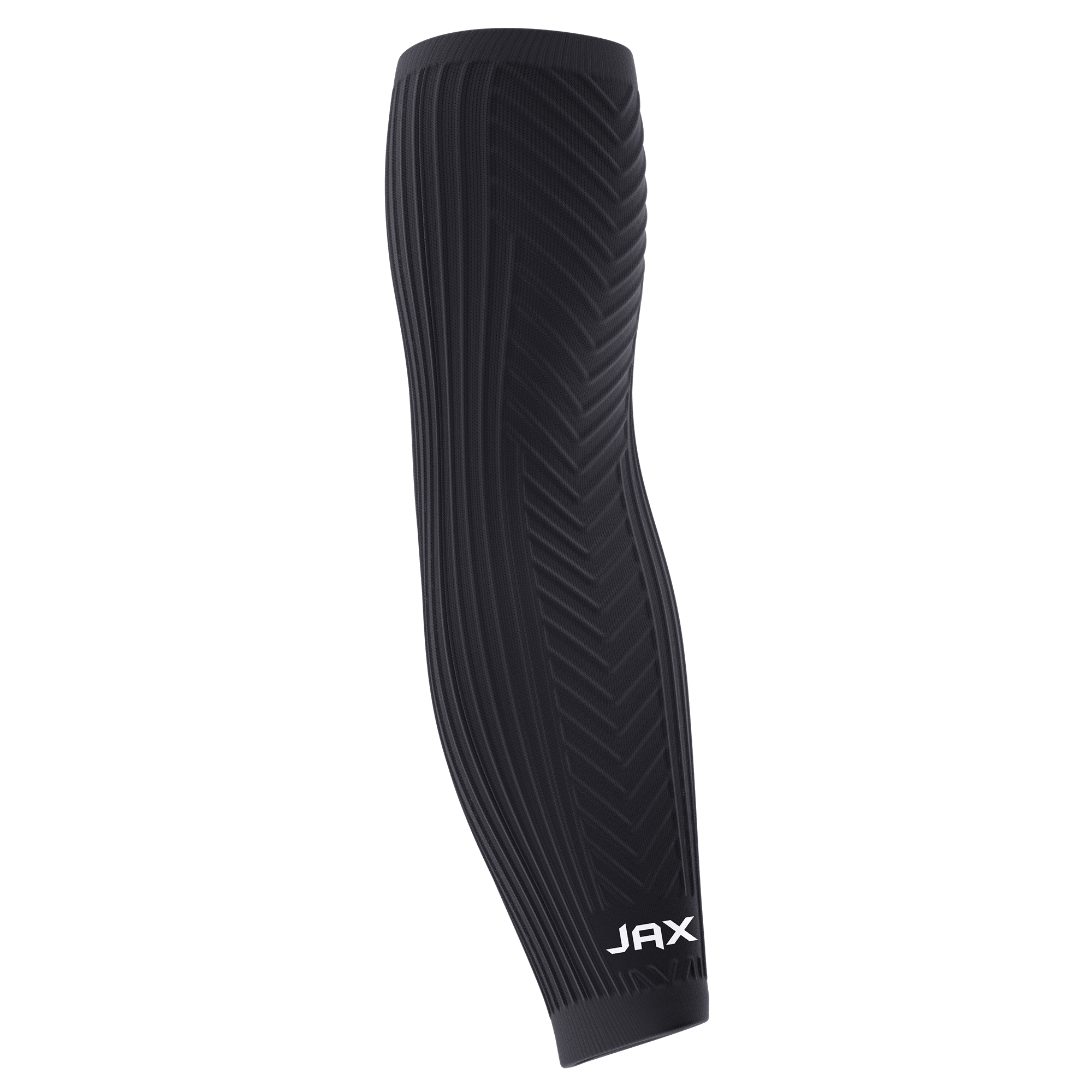 Jax Premium Recovery Arm Sleeve - Black | Compression Support for Post-Workout & Injury Rehabilitation | Ideal for Gym, Running, Tennis & Basketball