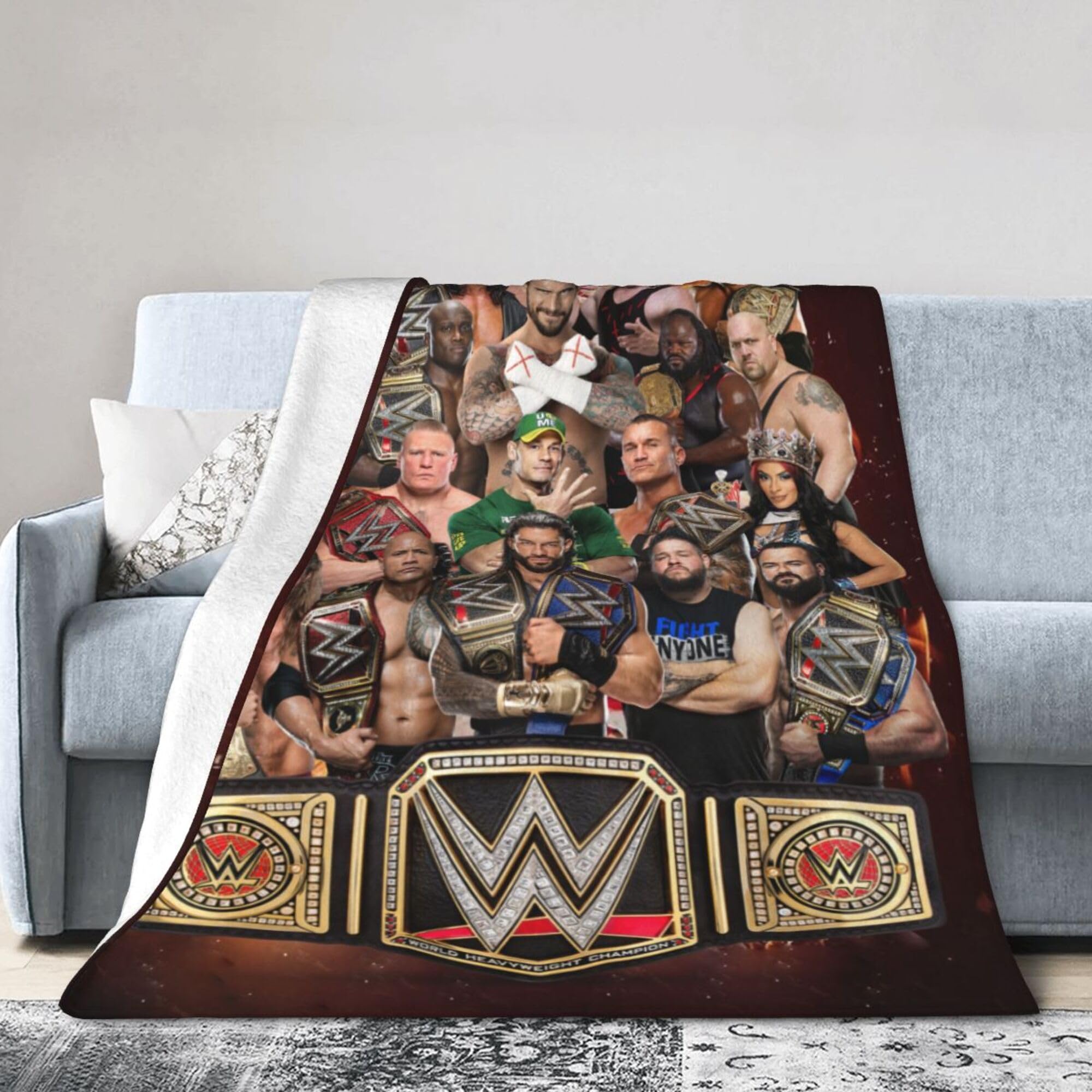 Ultra Soft Fleece Photo Collage Throw Blanket - Plush Cozy Flannel Lightweight Blanket for Bed & Sofa (50