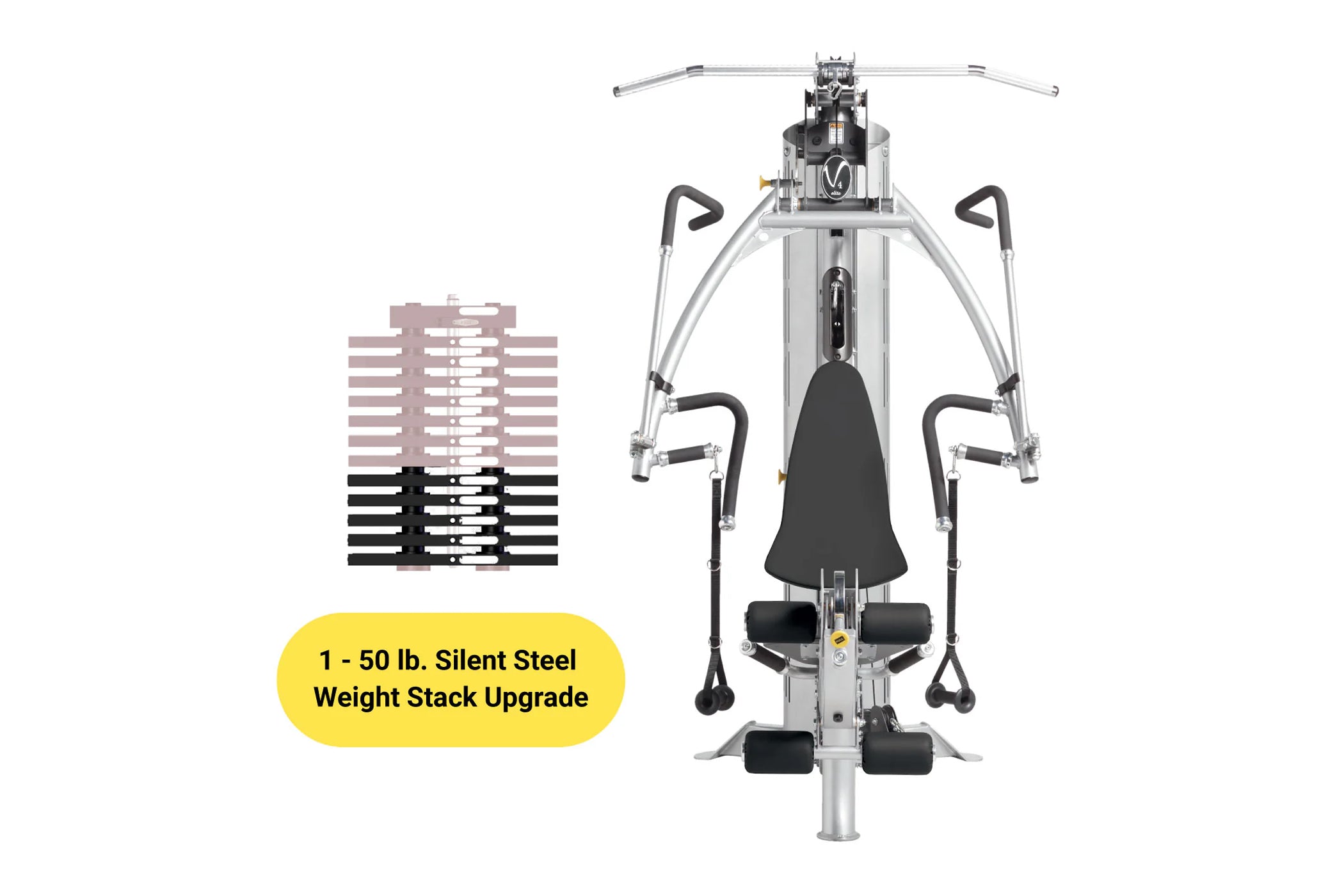 Hoist V4 Elite Home Gym System - Full Body Workout Equipment for Strength Training & Fitness - Perfect for Home Gym, Garage, or Small Spaces (Summer Sale)